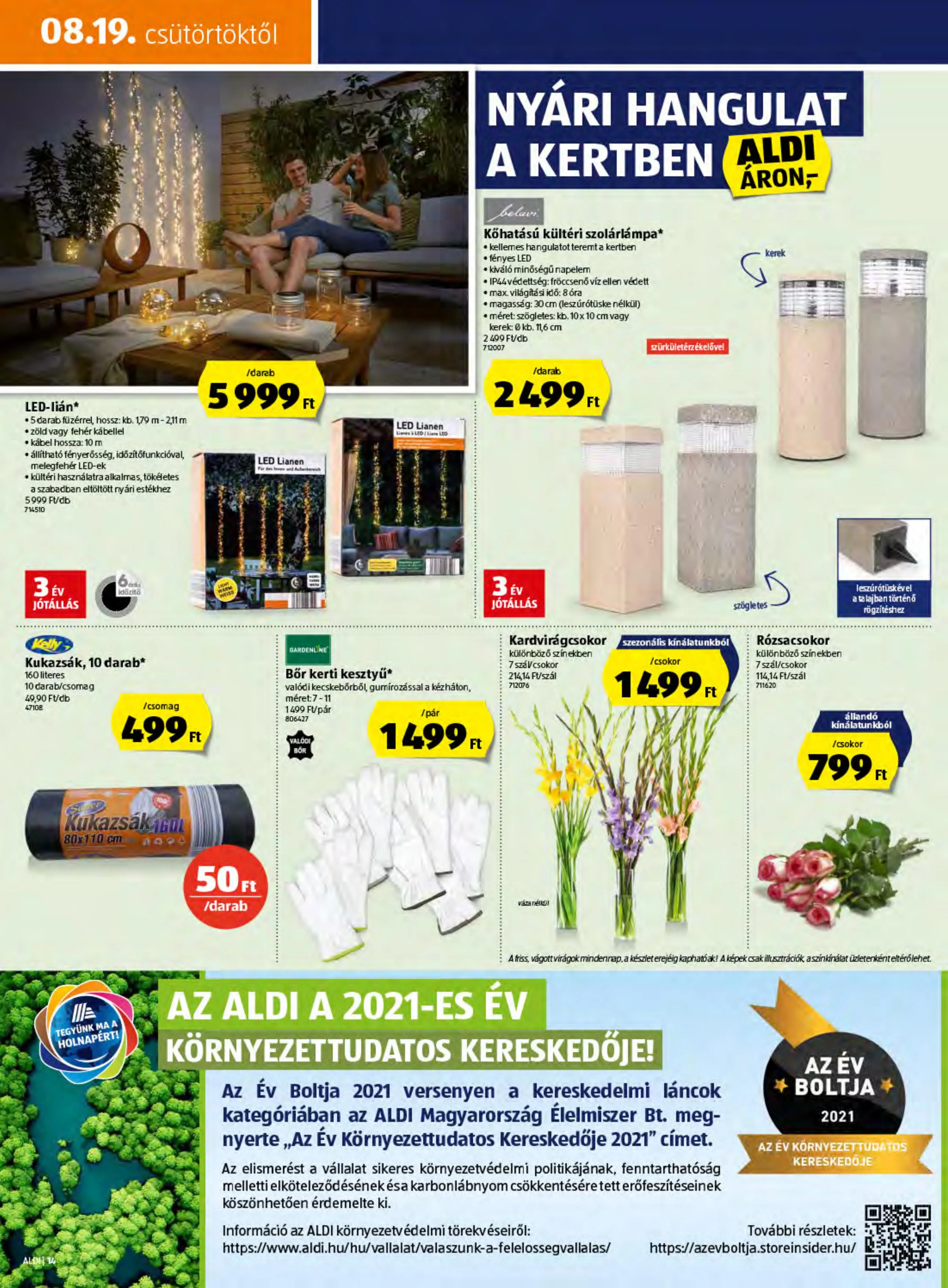 Aldi akciós újság 08.19–08.25 – 14. oldal
