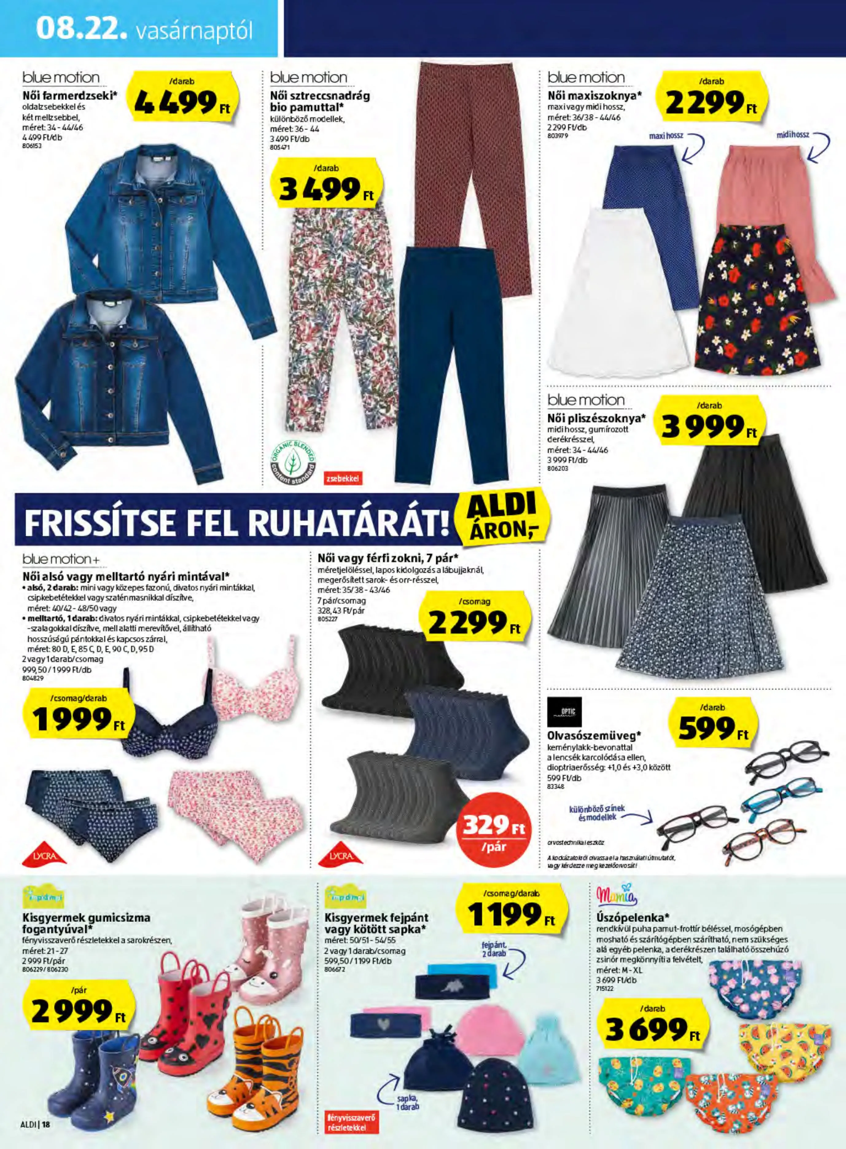Aldi akciós újság 08.19–08.25 – 18. oldal