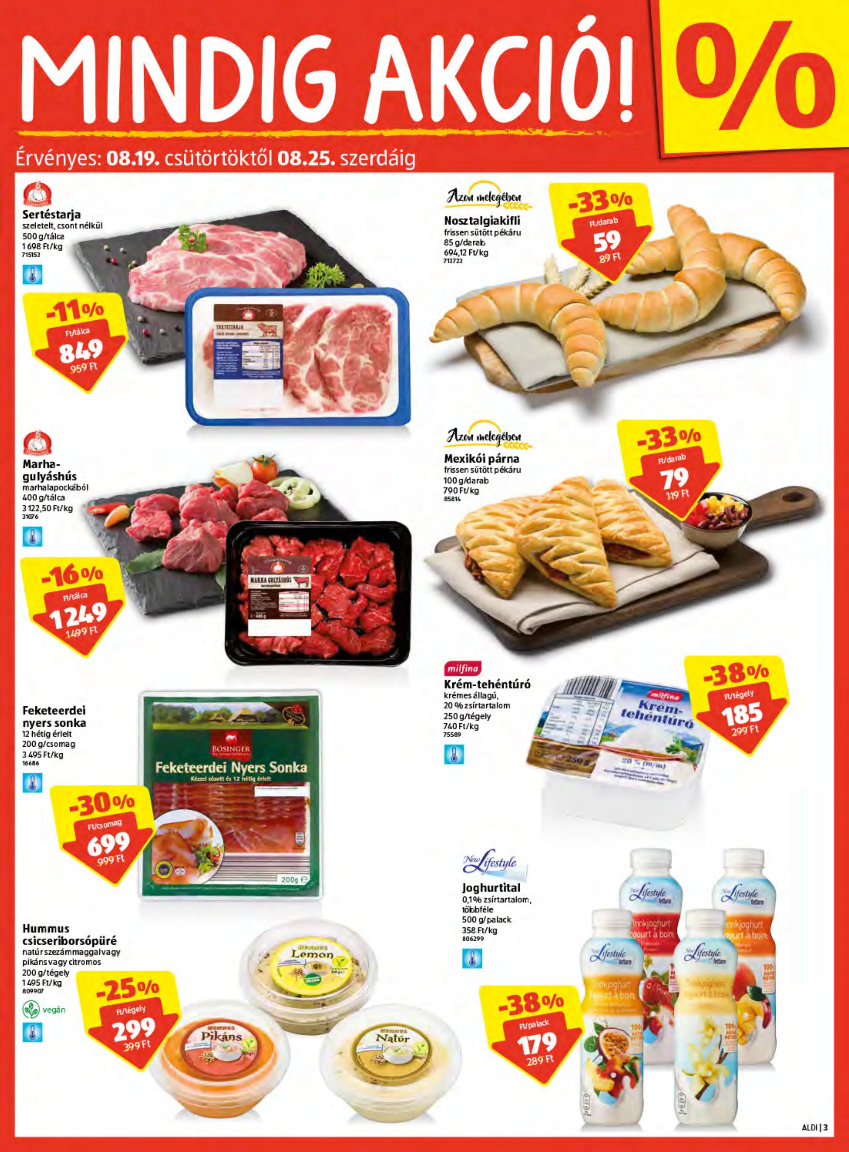 Aldi akciós újság 08.19–08.25 – 3. oldal
