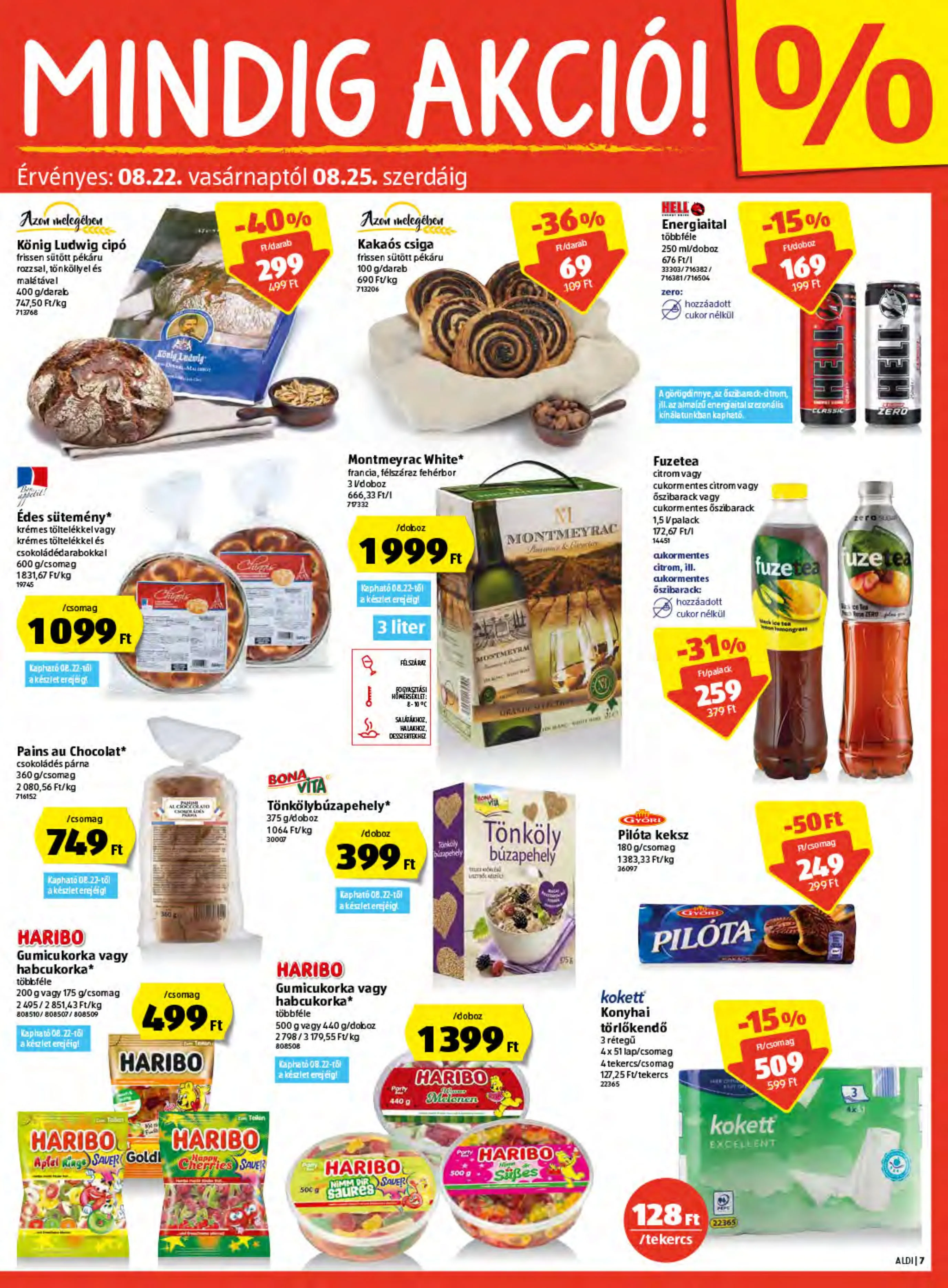 Aldi akciós újság 08.19–08.25 – 7. oldal