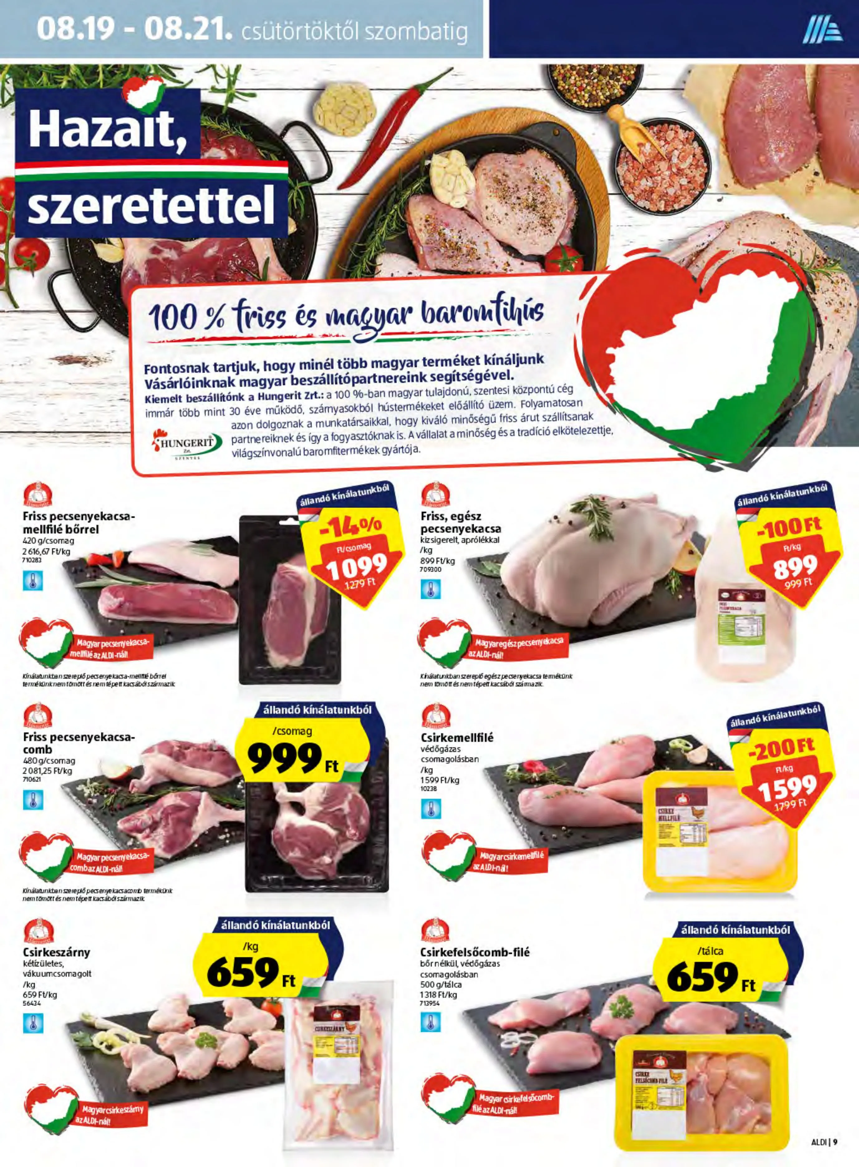 Aldi akciós újság 08.19–08.25 – 9. oldal