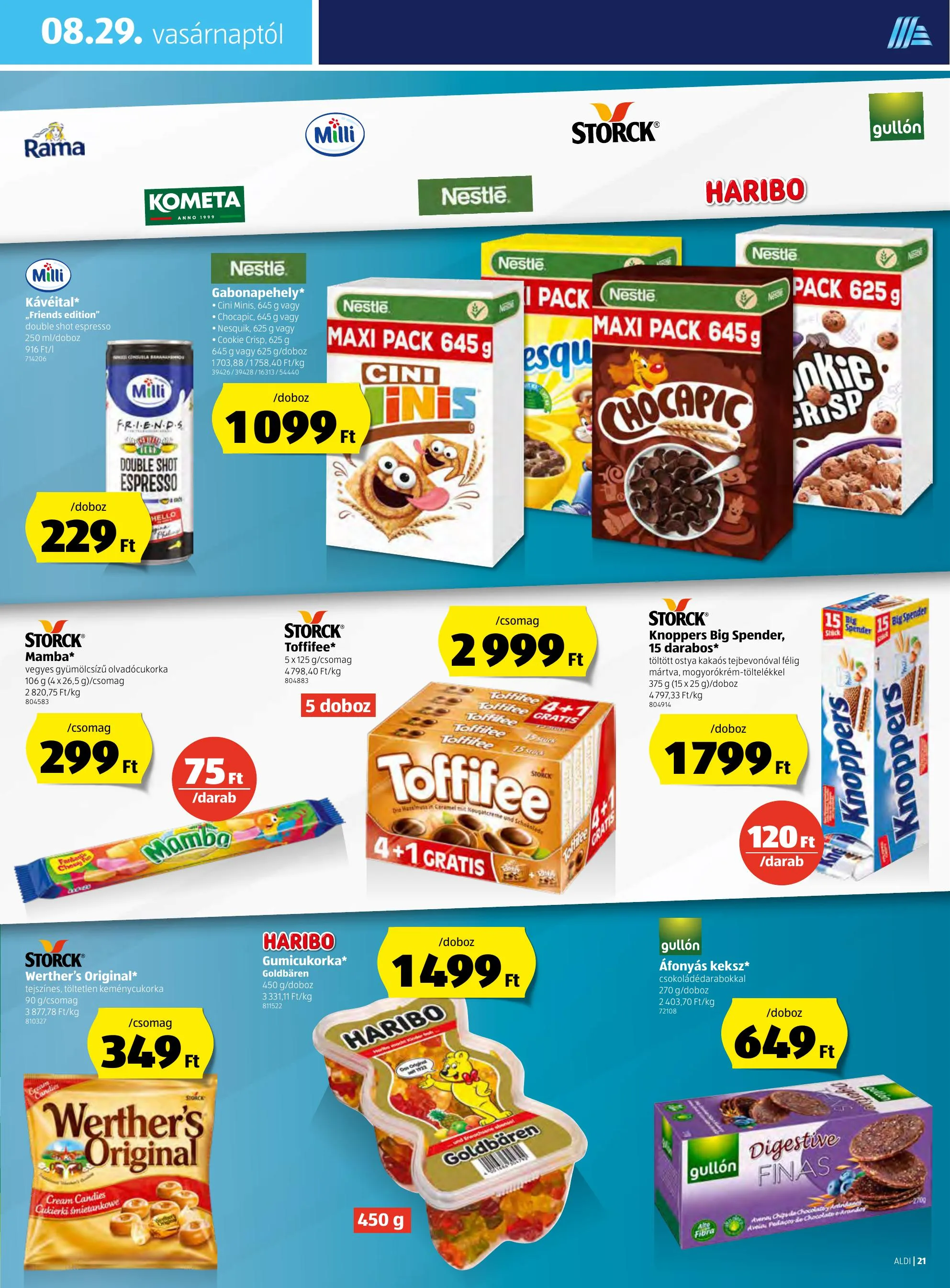 Aldi akciós újság 08.26–09.01 – 21. oldal