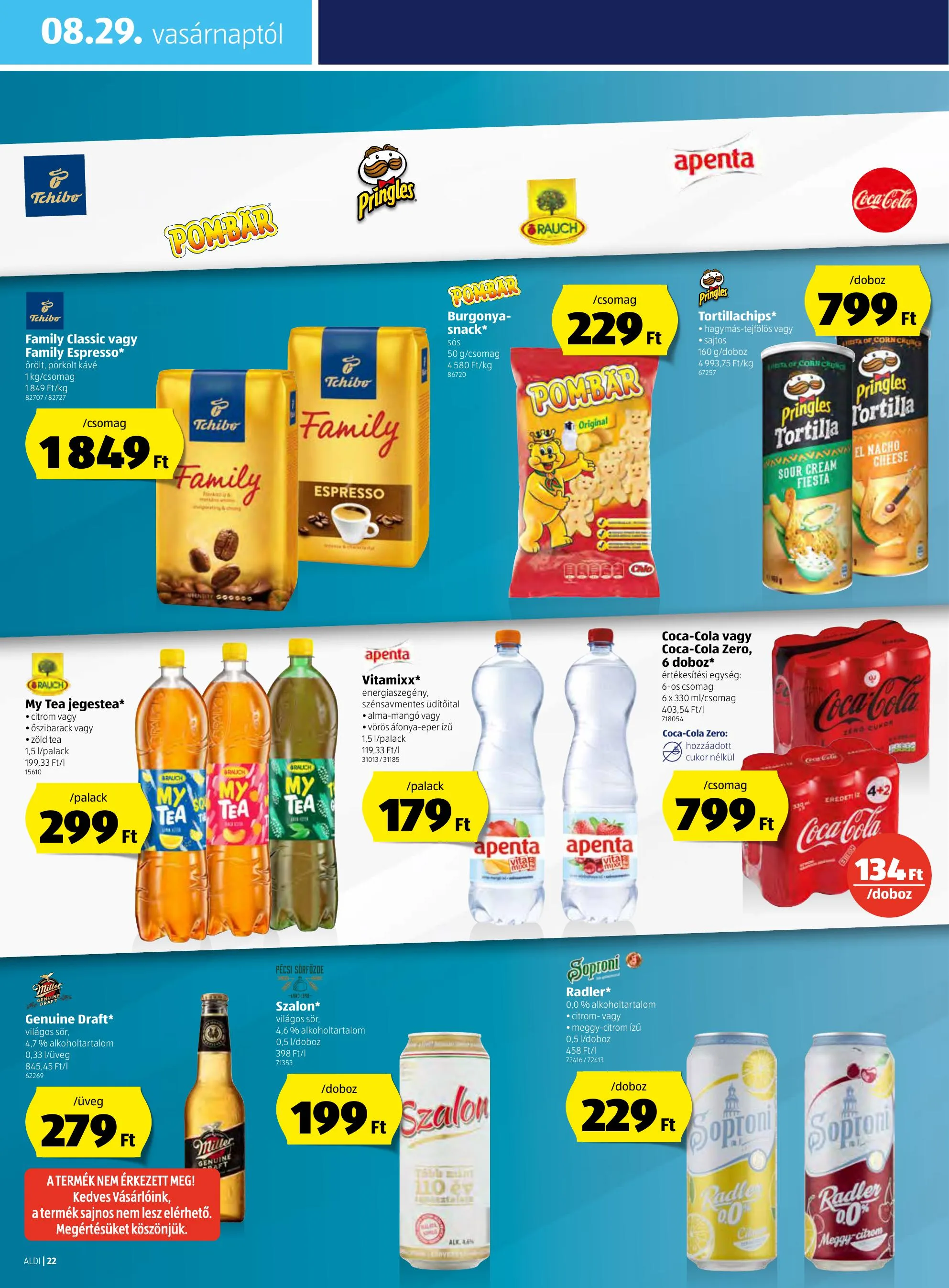 Aldi akciós újság 08.26–09.01 – 22. oldal