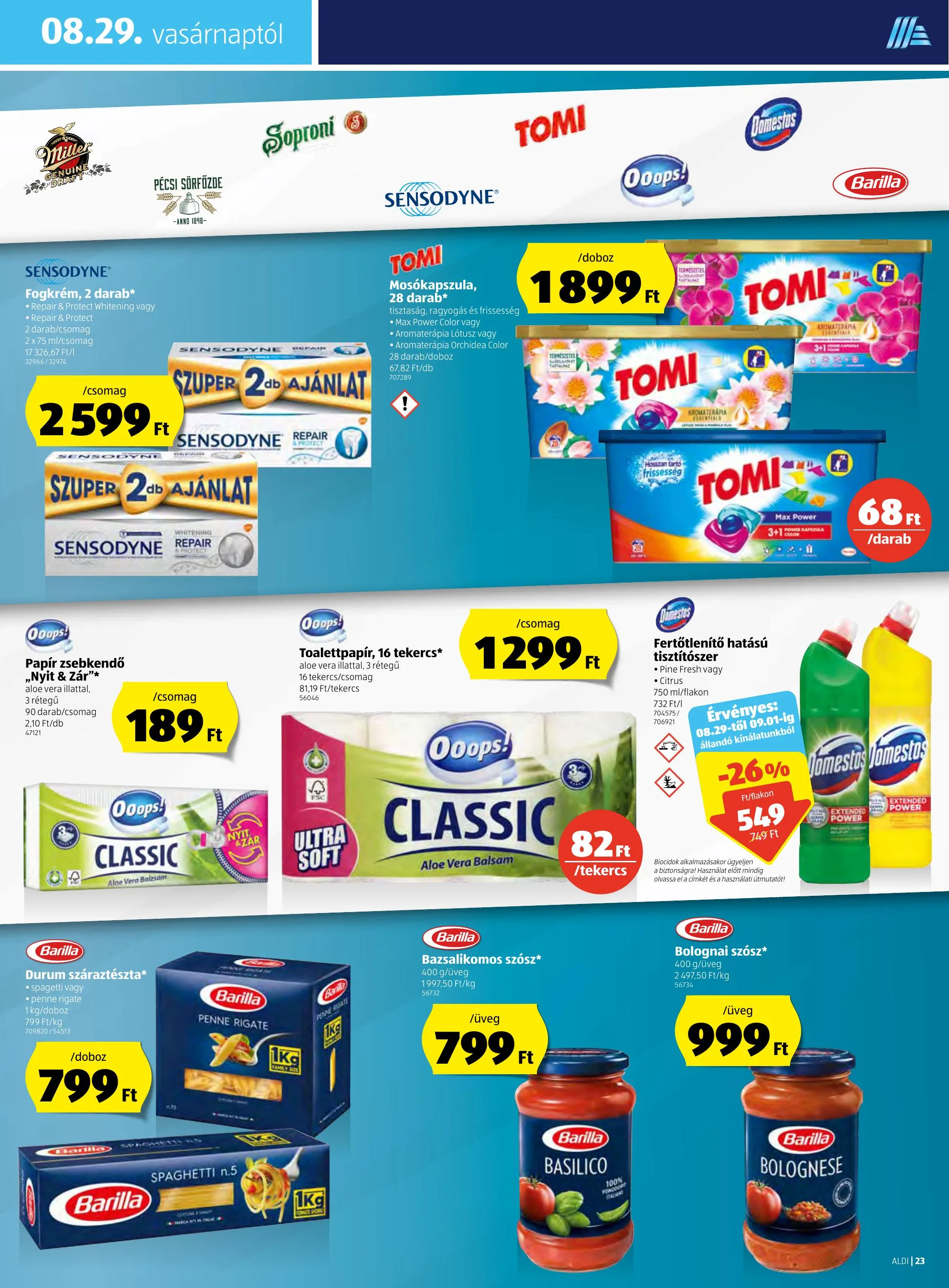 Aldi akciós újság 08.26–09.01 – 23. oldal