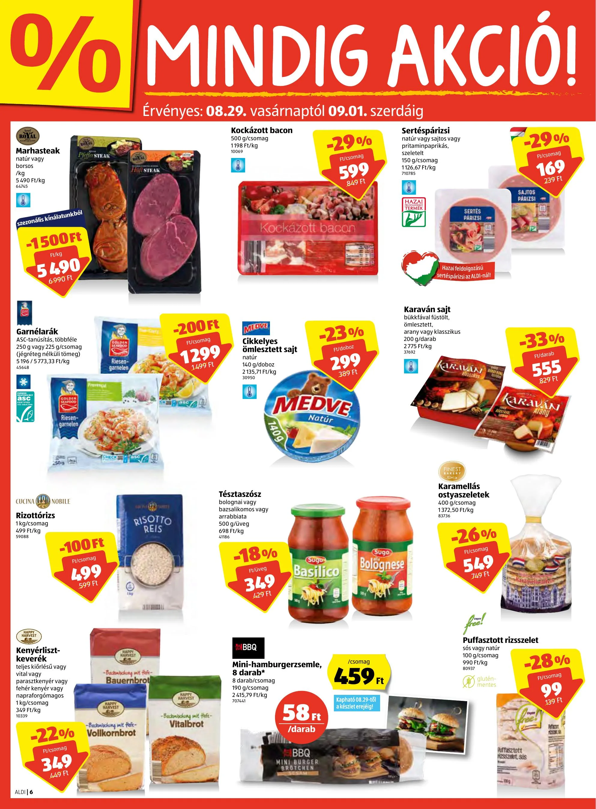 Aldi akciós újság 08.26–09.01 – 6. oldal