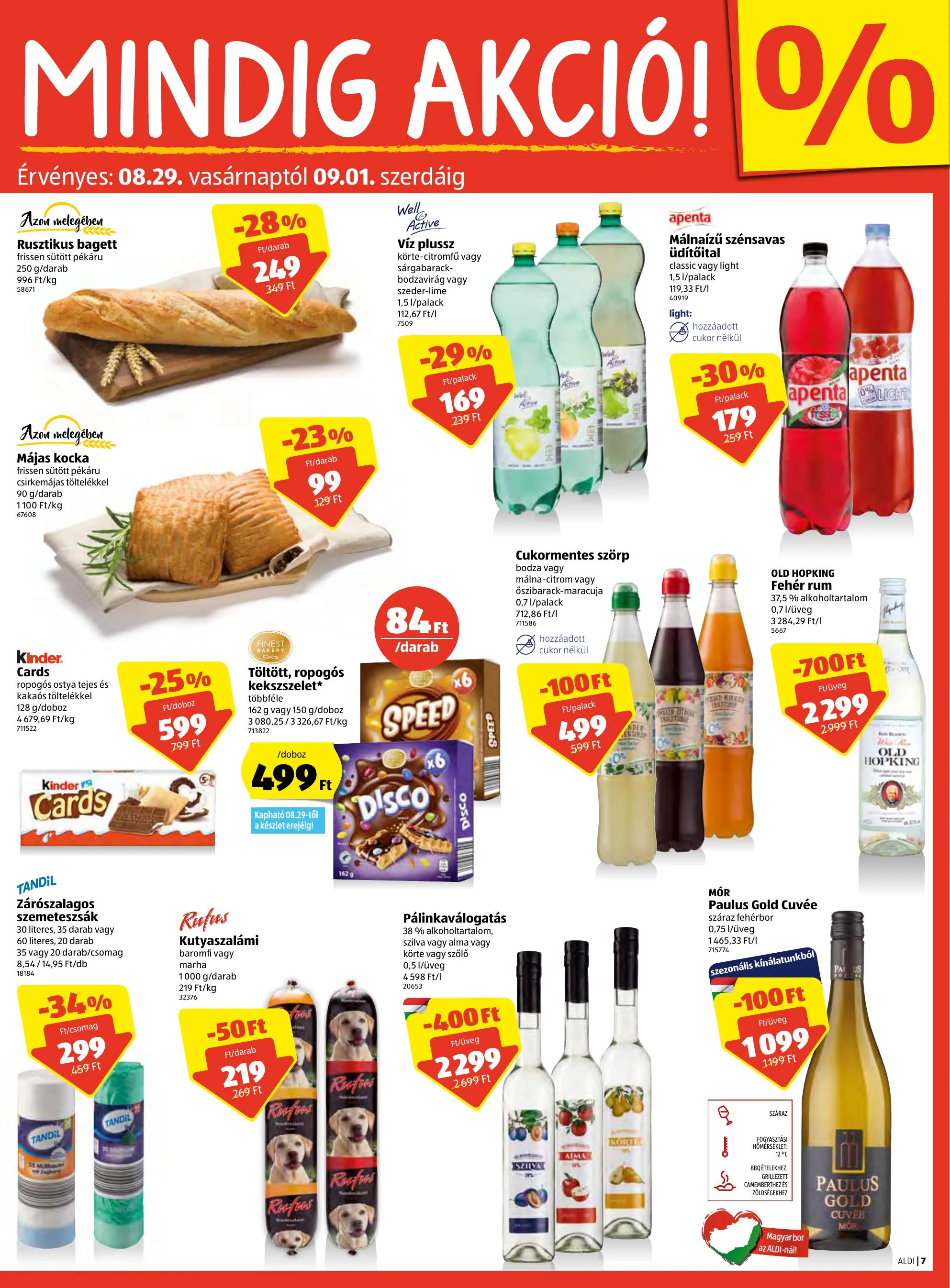 Aldi akciós újság 08.26–09.01 – 7. oldal