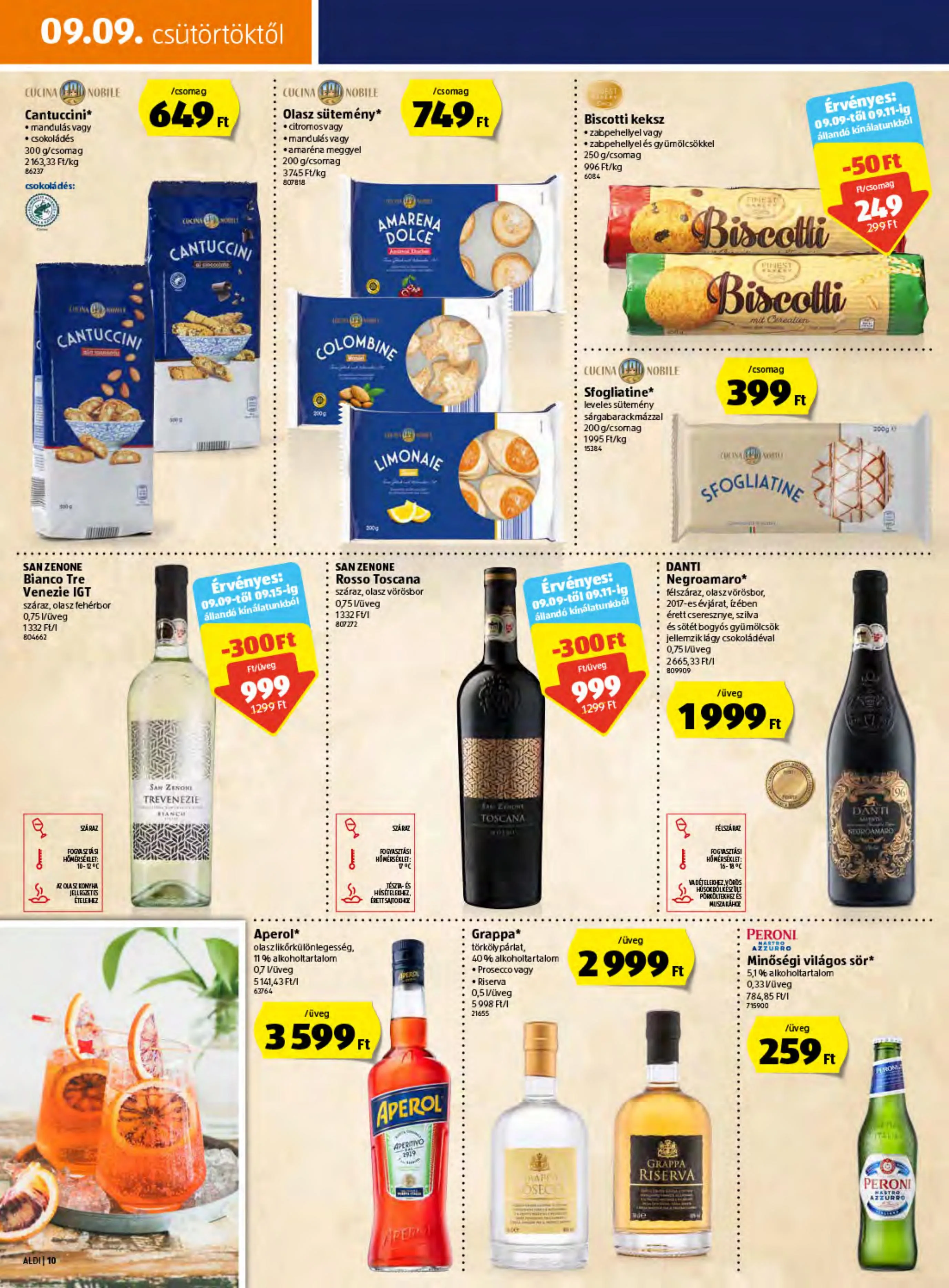 Aldi akciós újság 09.09–09.15 – 10. oldal