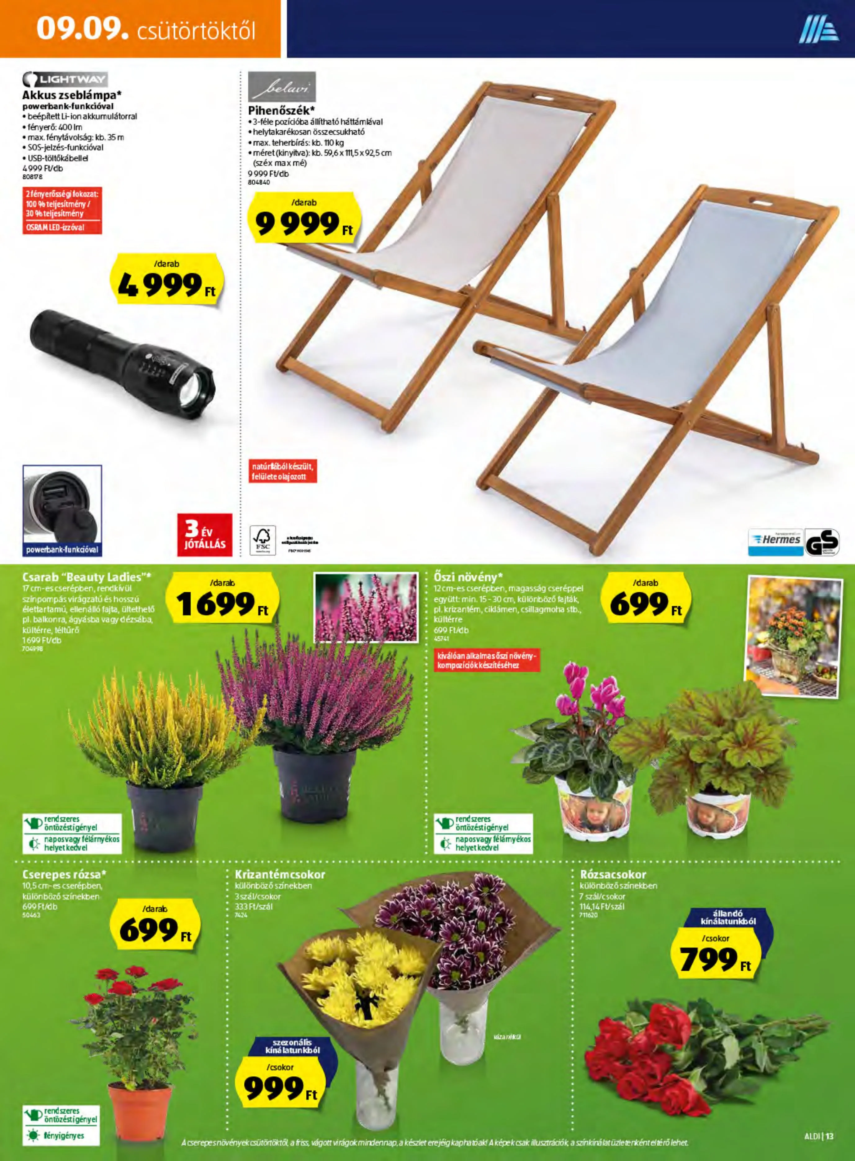 Aldi akciós újság 09.09–09.15 – 13. oldal