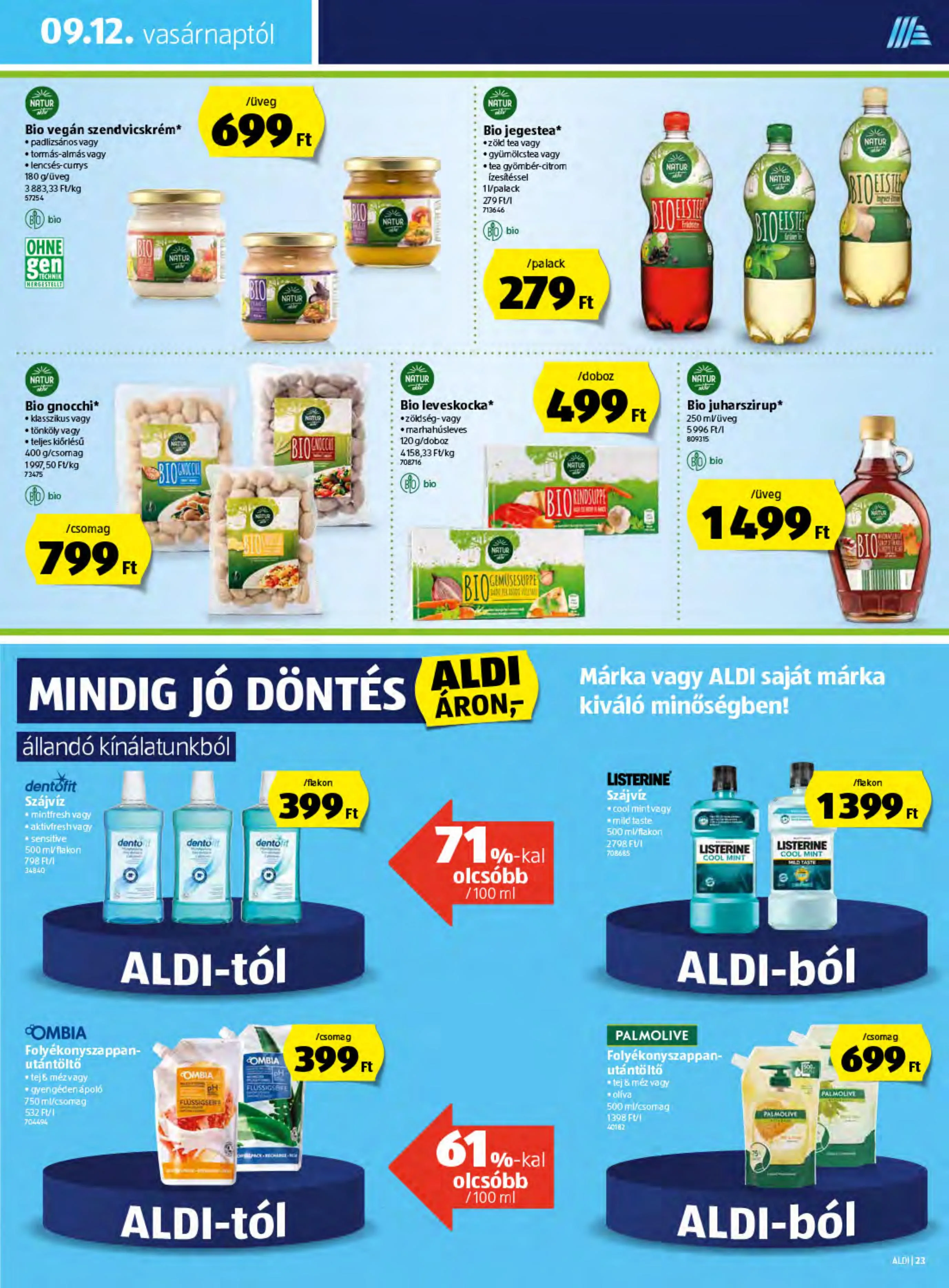 Aldi akciós újság 09.09–09.15 – 23. oldal