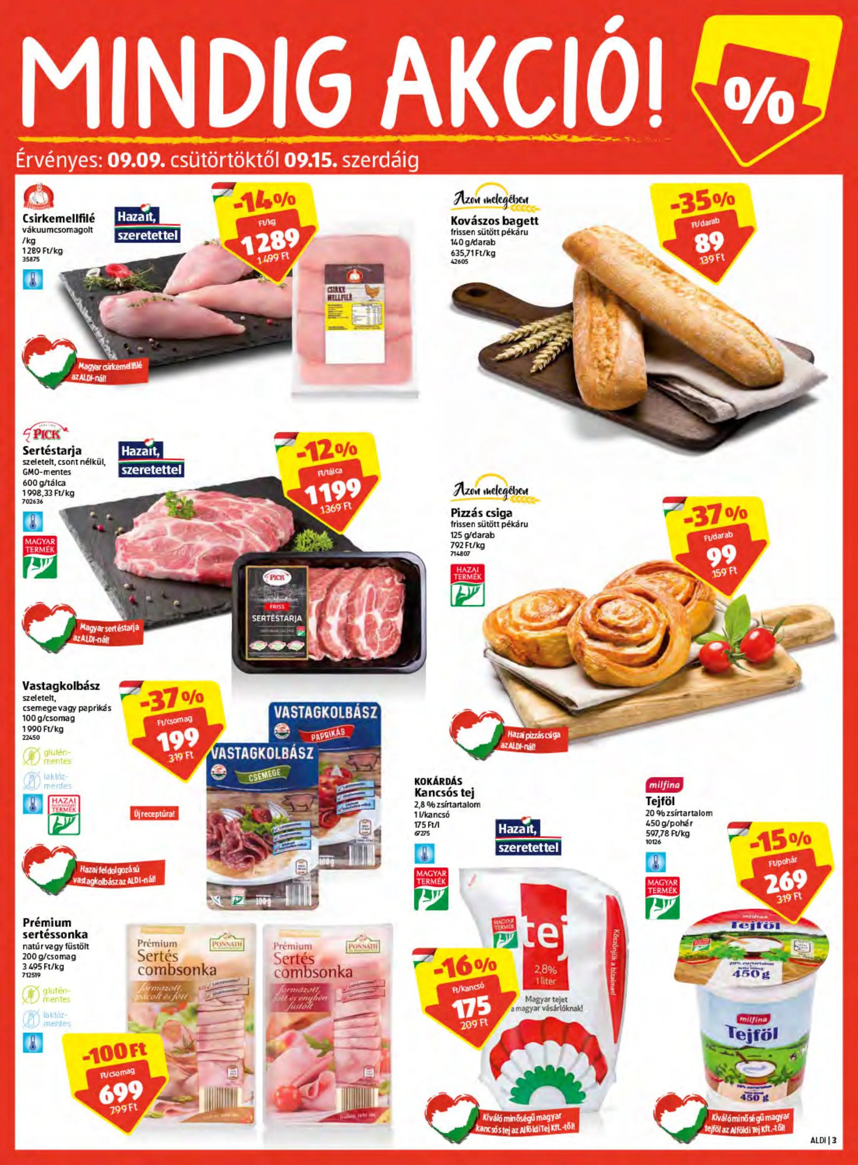 Aldi akciós újság 09.09–09.15 – 3. oldal