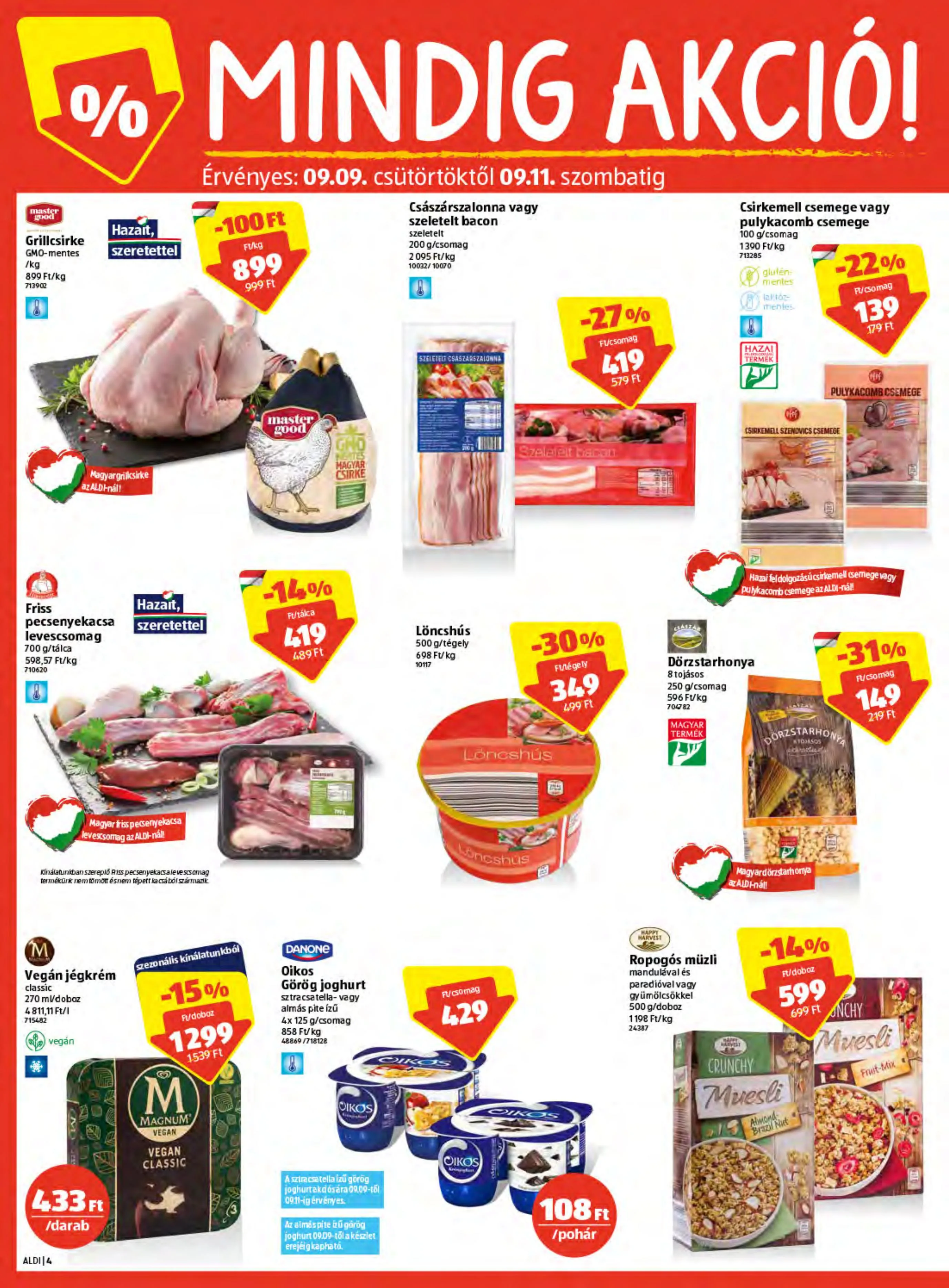 Aldi akciós újság 09.09–09.15 – 4. oldal