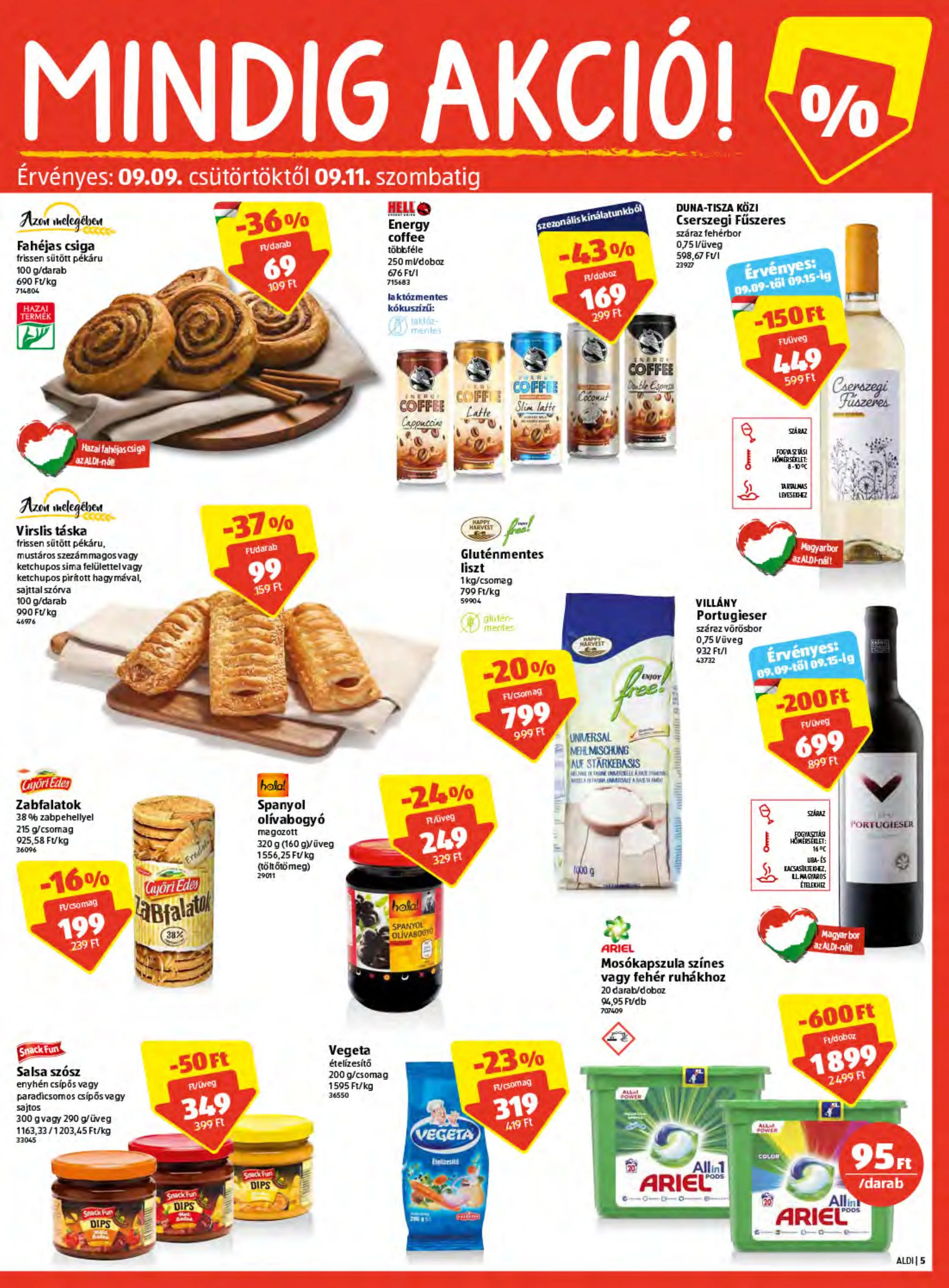 Aldi akciós újság 09.09–09.15 – 5. oldal