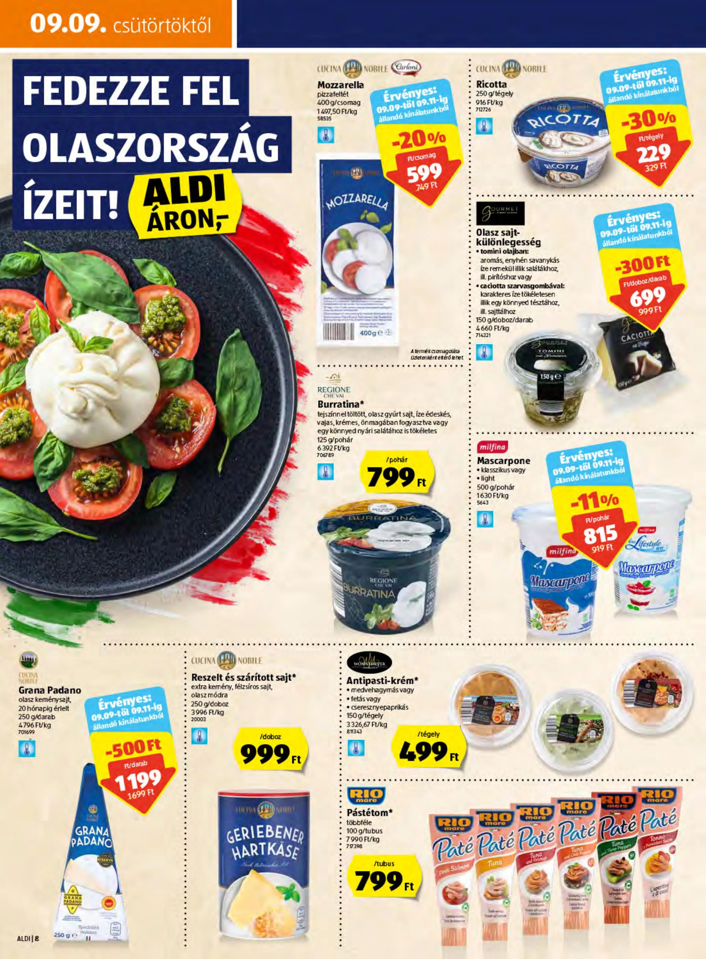 Aldi akciós újság 09.09–09.15 – 8. oldal