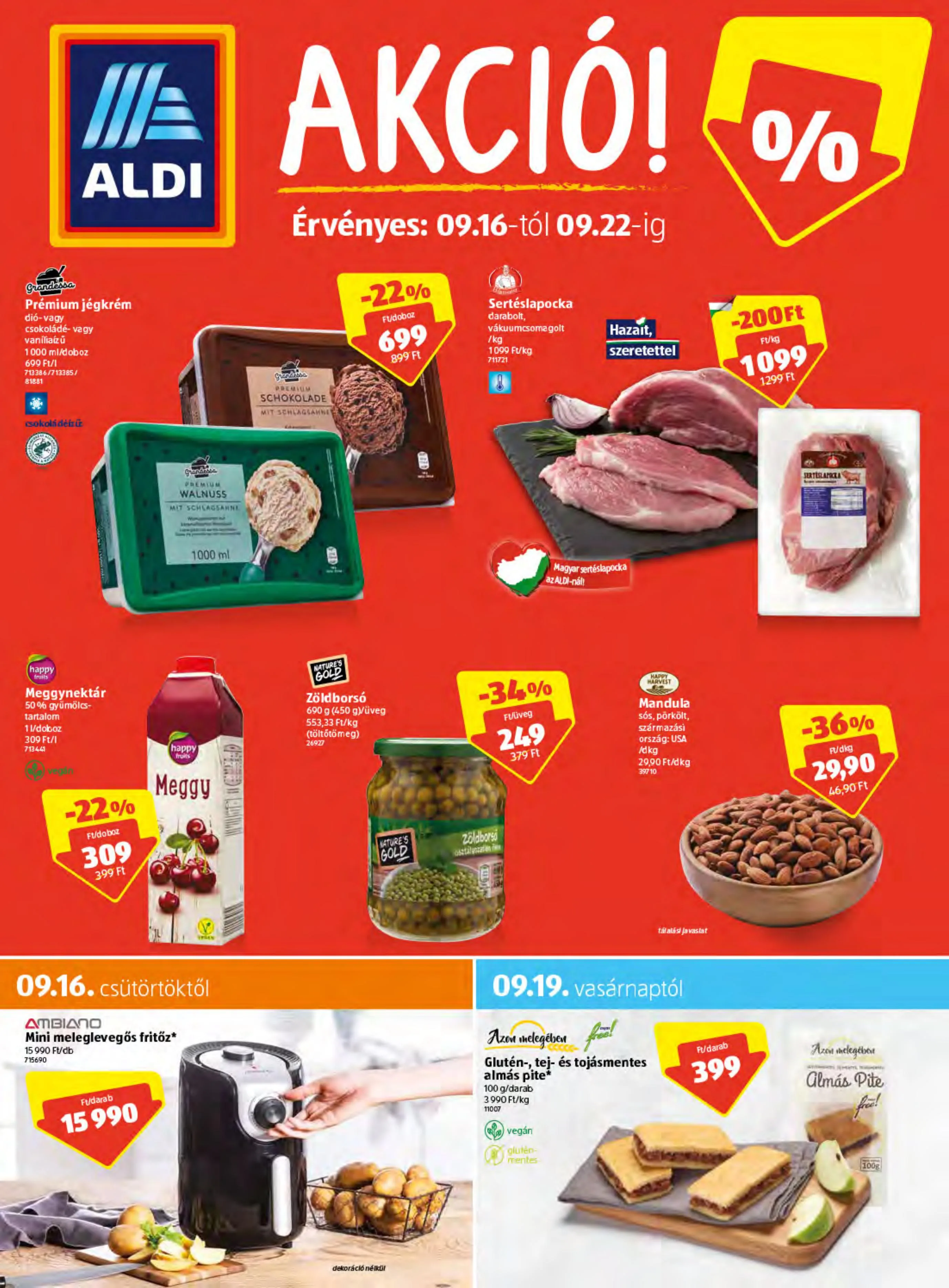 Aldi akciós újság 09.16–09.22