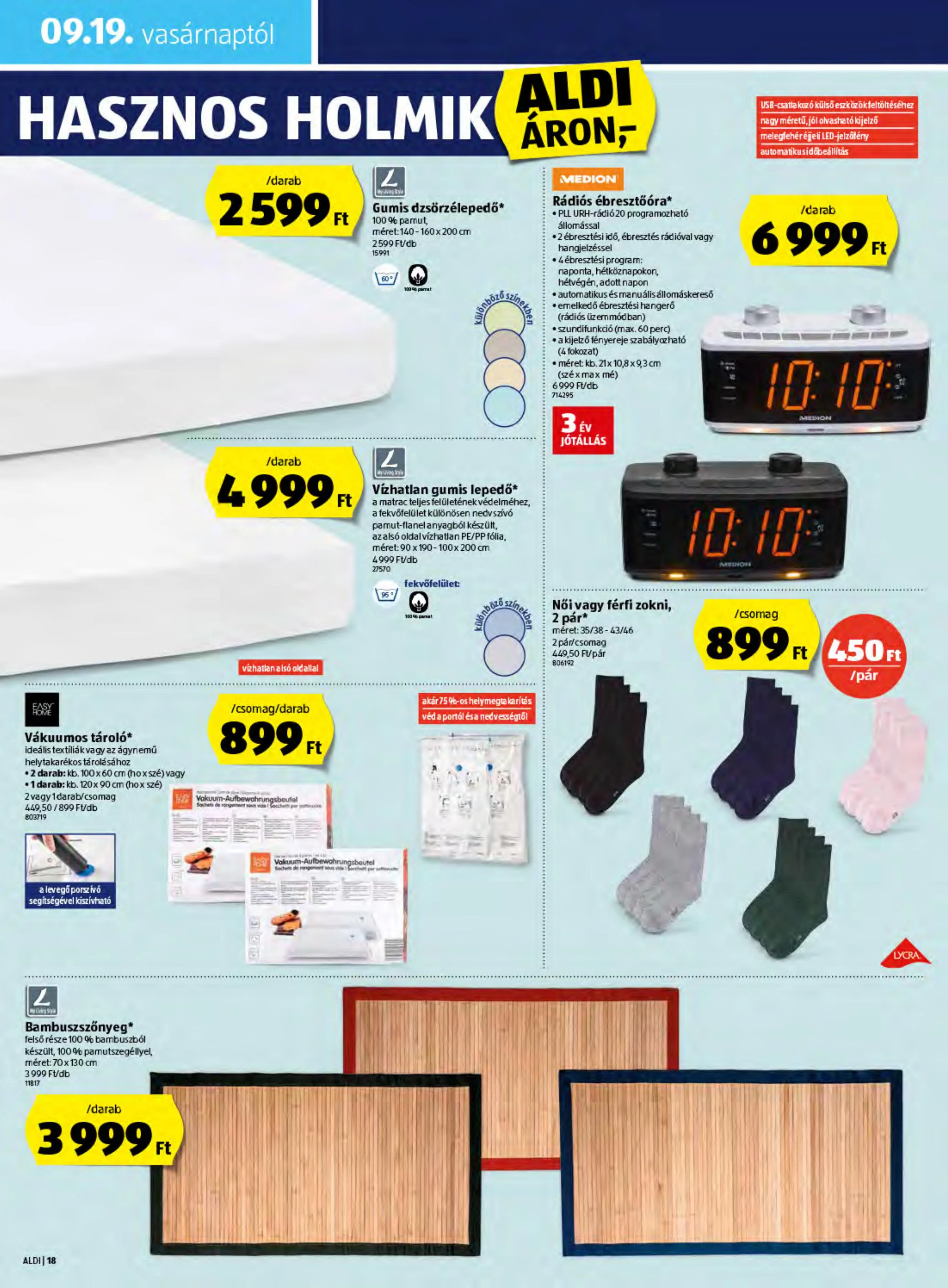 Aldi akciós újság 09.16–09.22 – 18. oldal
