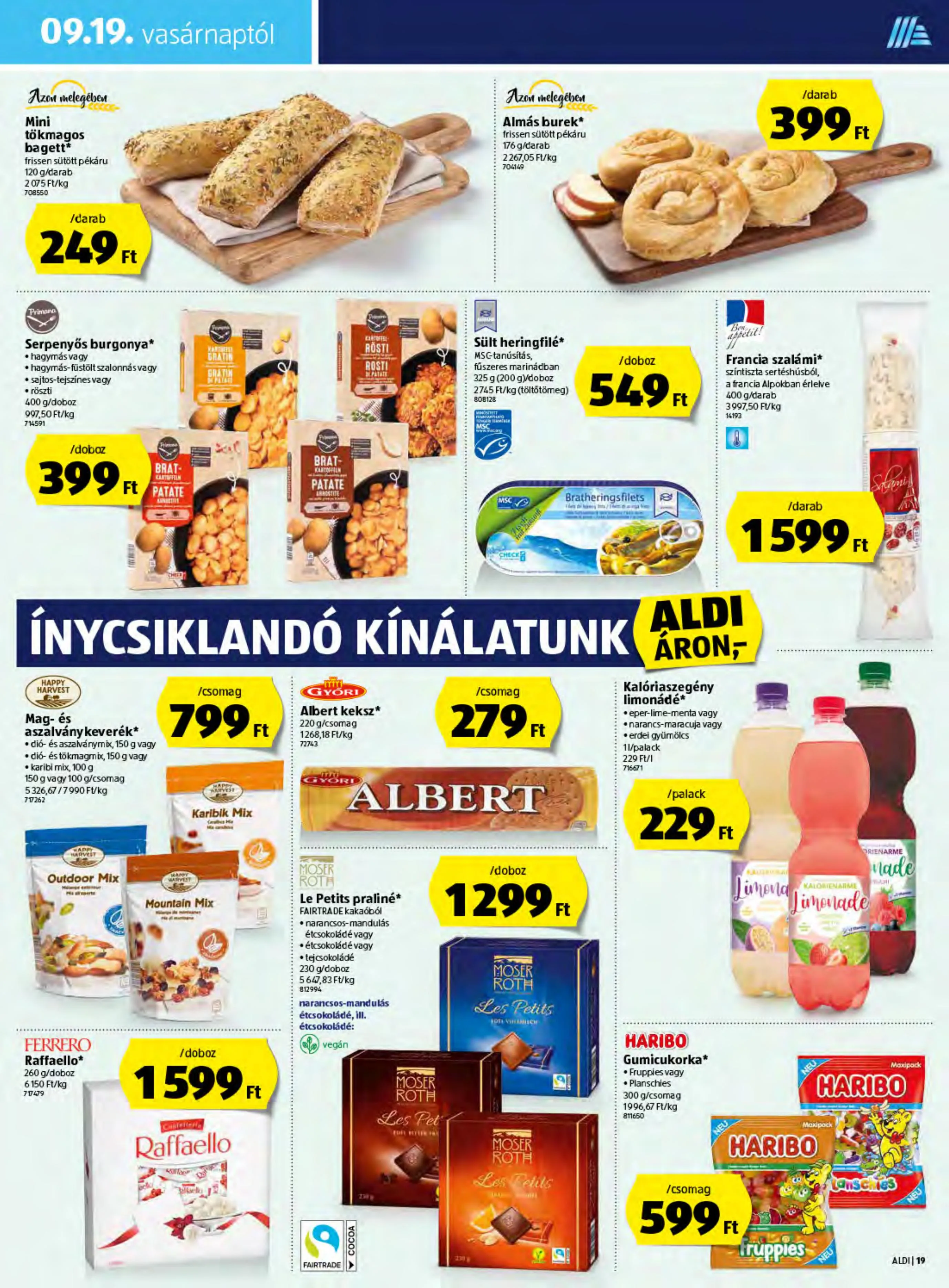 Aldi akciós újság 09.16–09.22 – 19. oldal