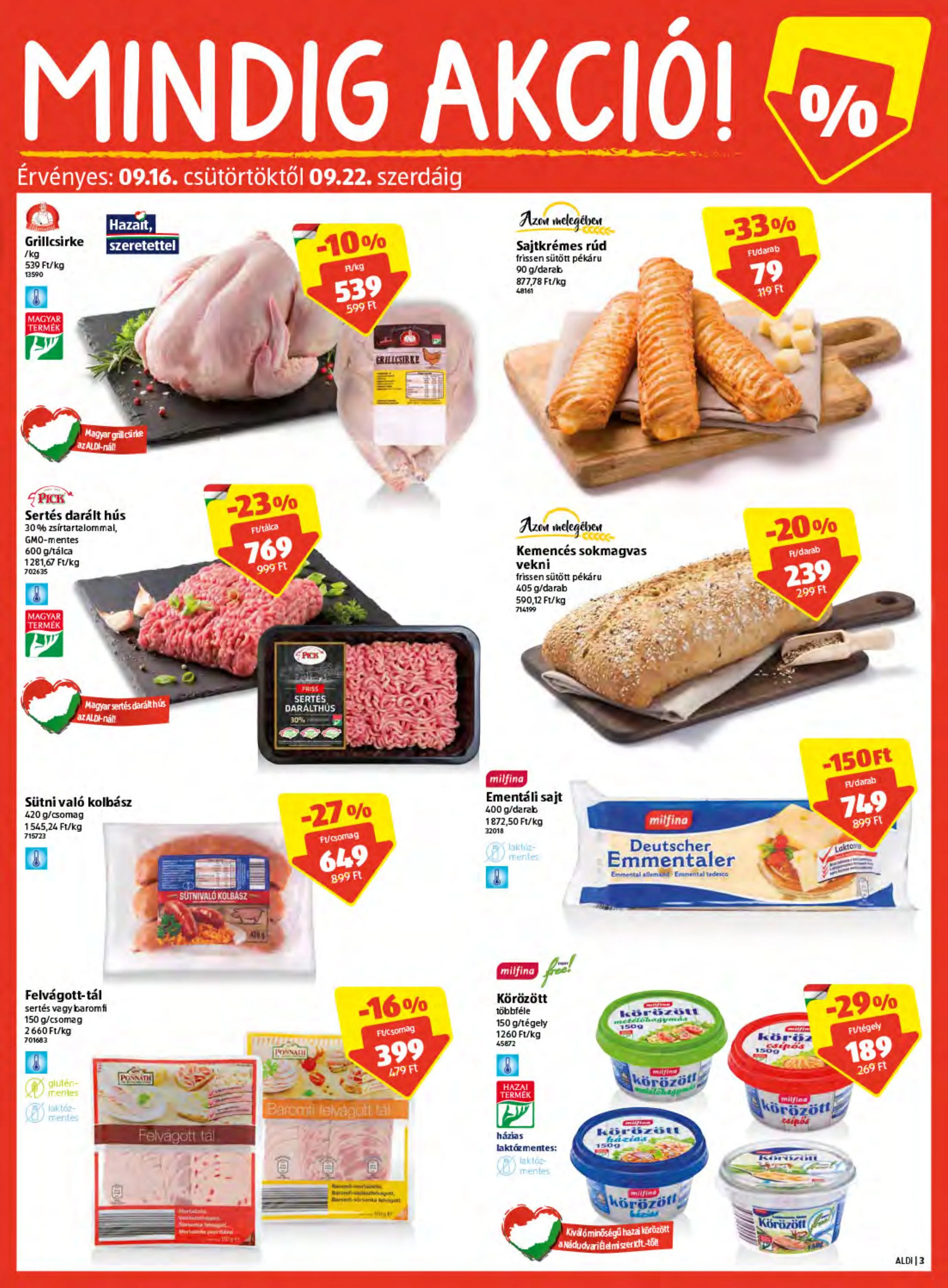 Aldi akciós újság 09.16–09.22 – 3. oldal