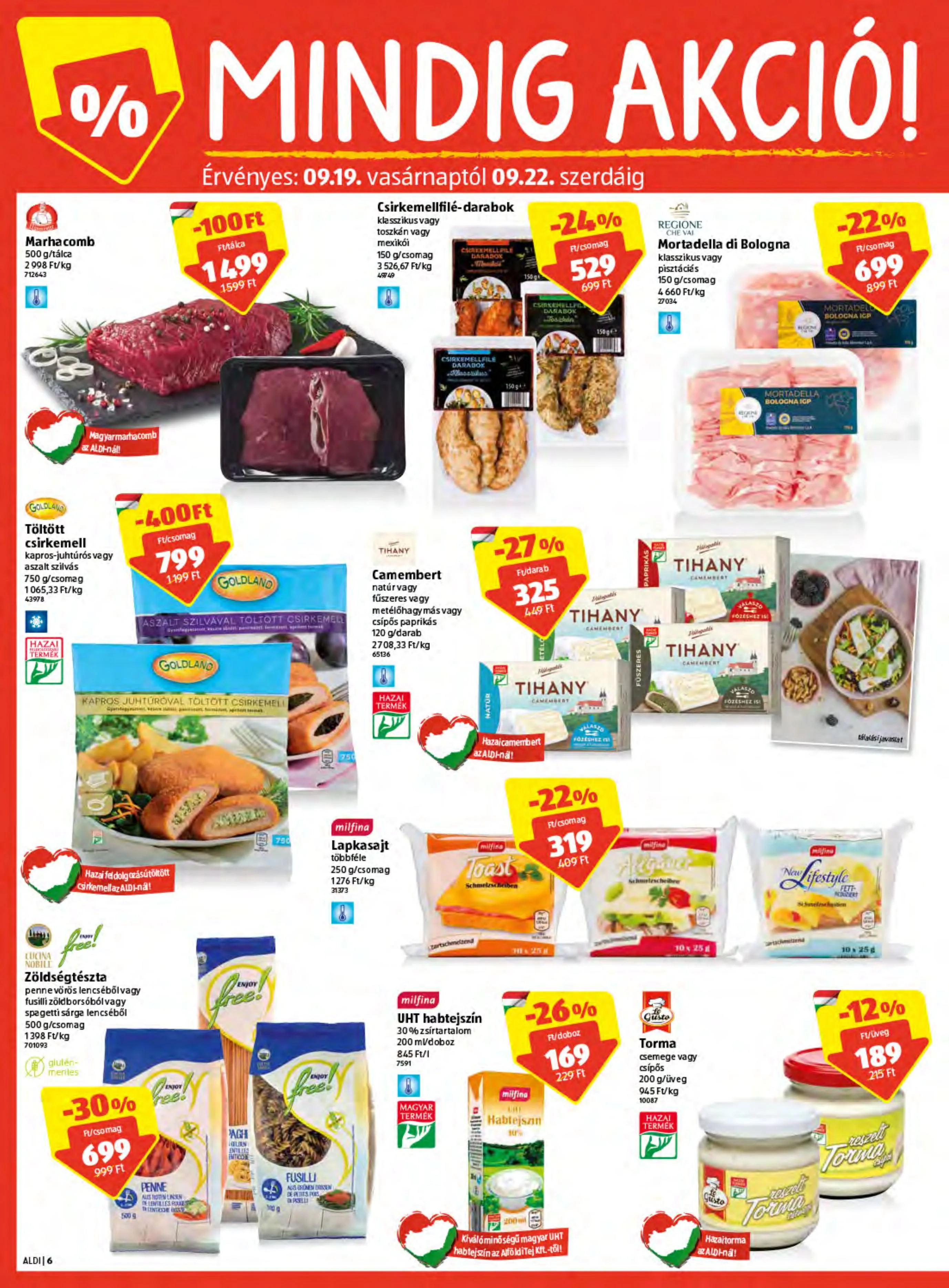 Aldi akciós újság 09.16–09.22 – 6. oldal