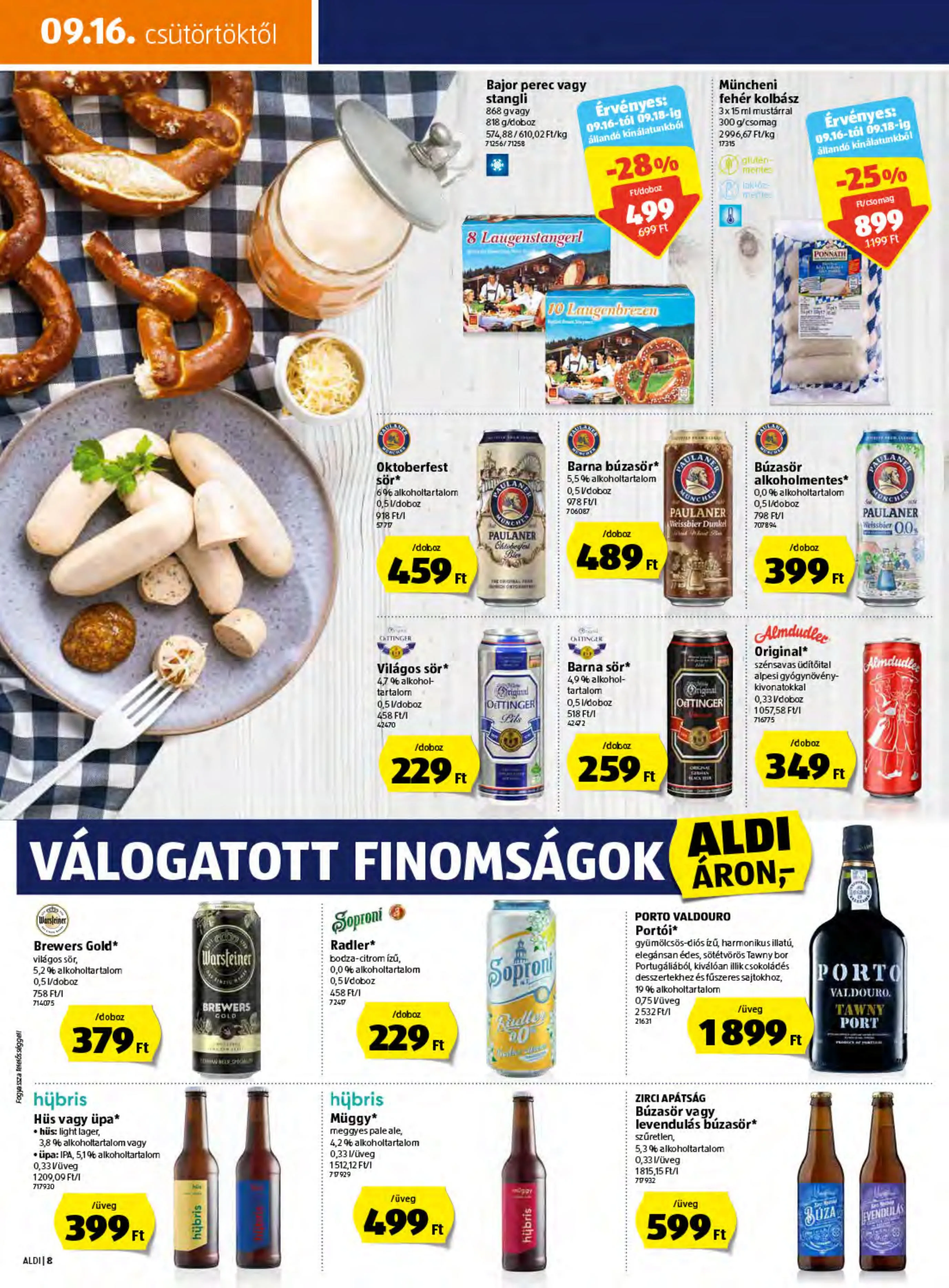 Aldi akciós újság 09.16–09.22 – 8. oldal