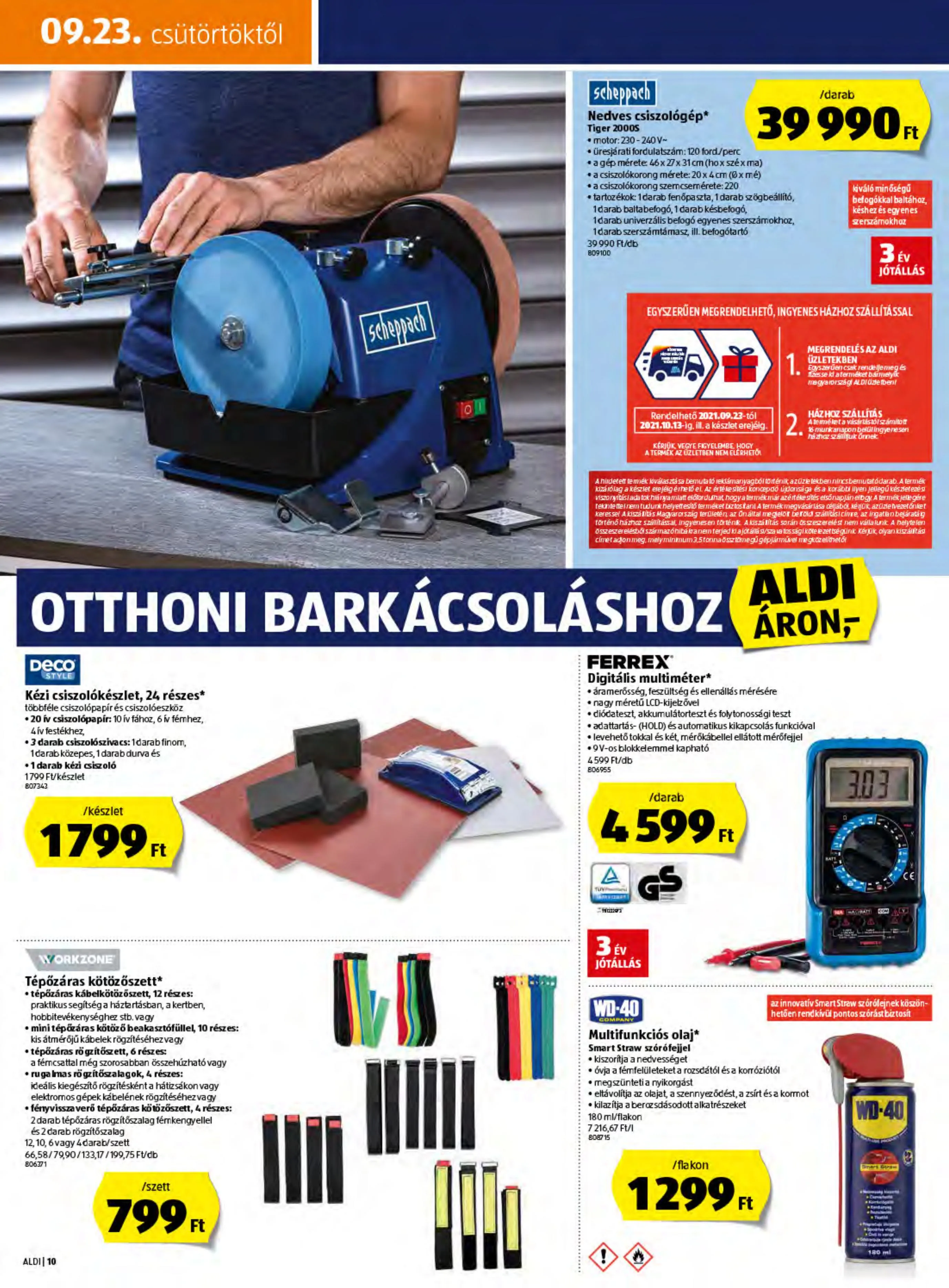 Aldi akciós újság 09.23–09.29 – 10. oldal