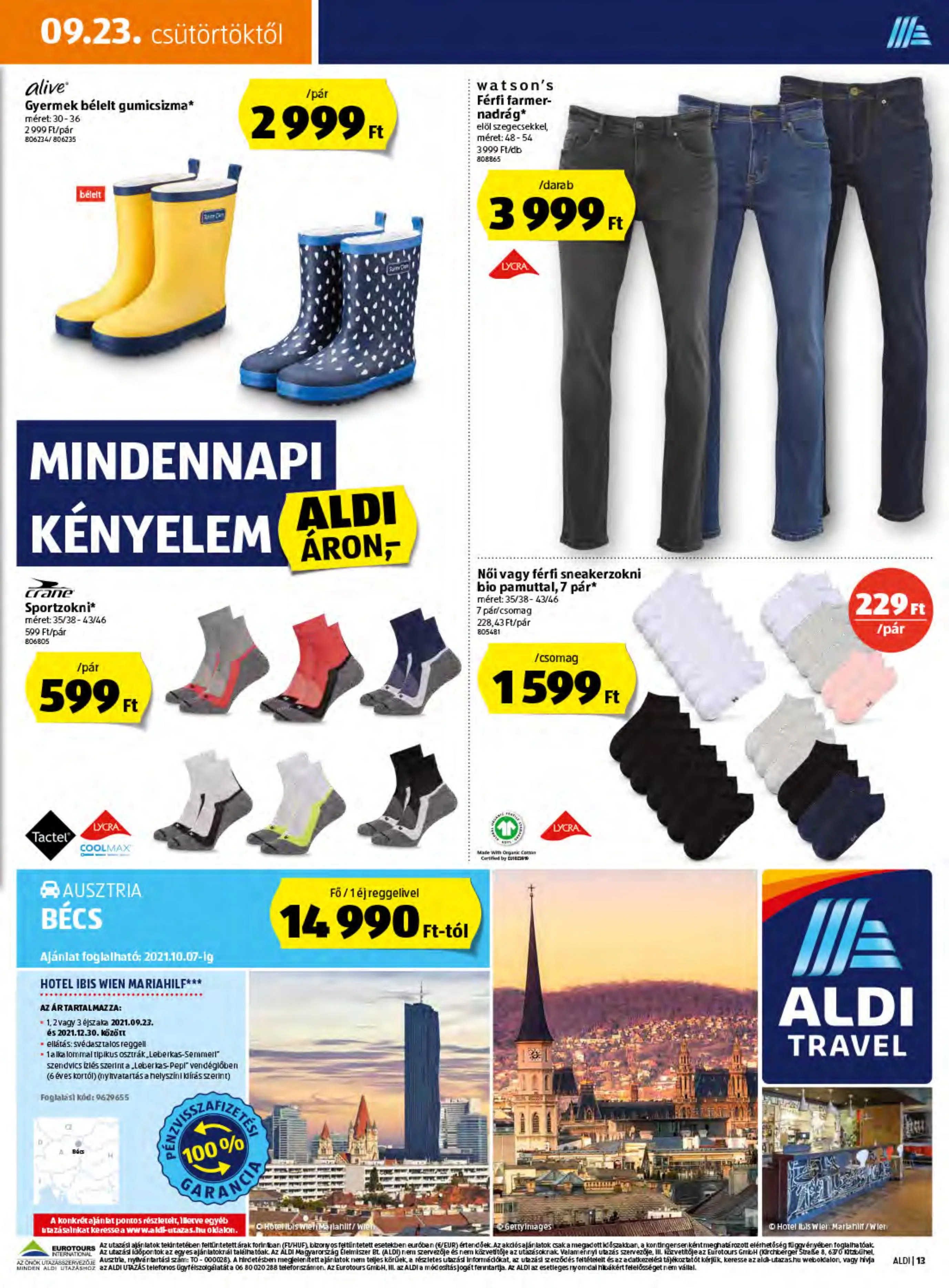 Aldi akciós újság 09.23–09.29 – 13. oldal