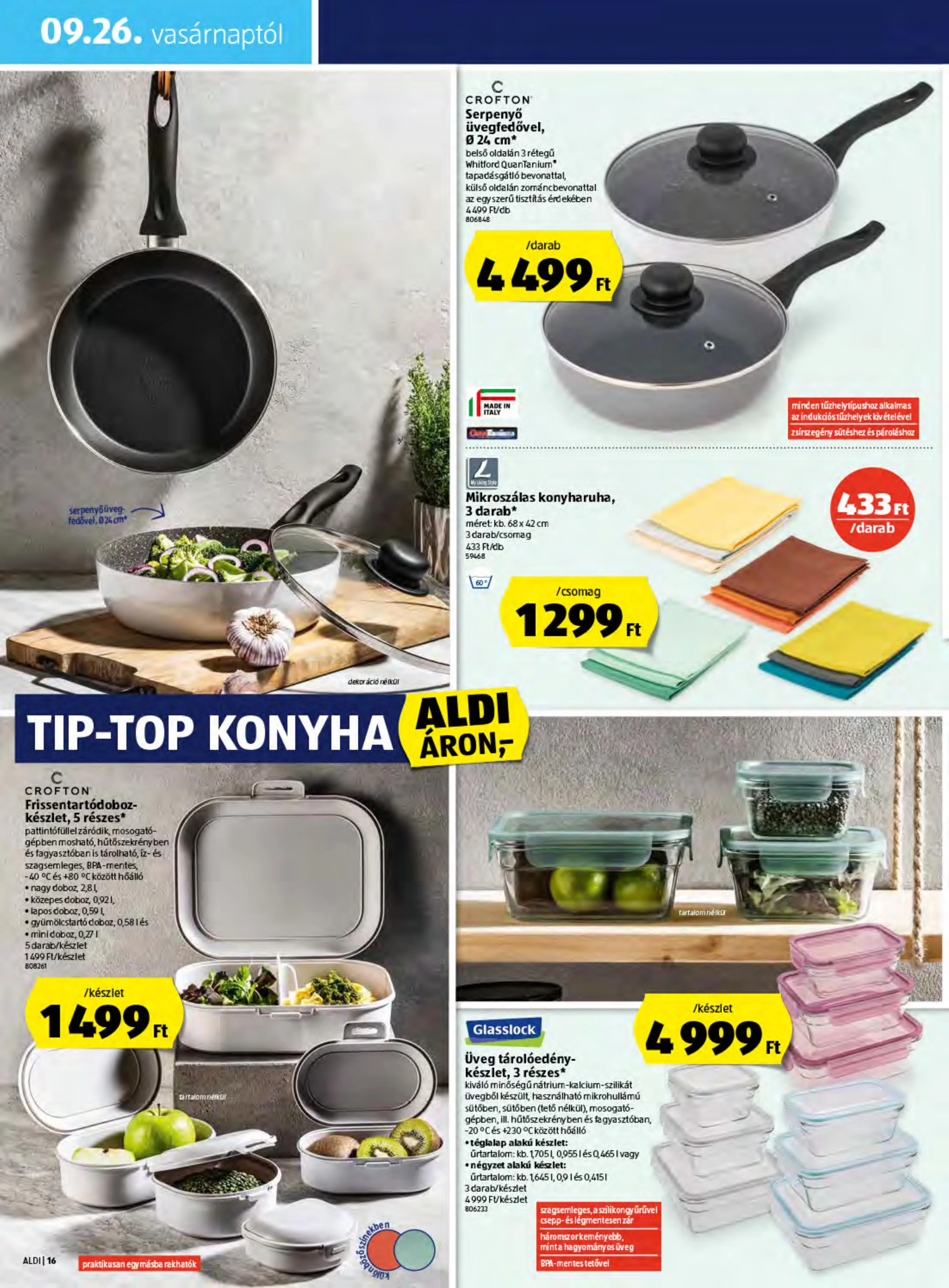 Aldi akciós újság 09.23–09.29 – 16. oldal