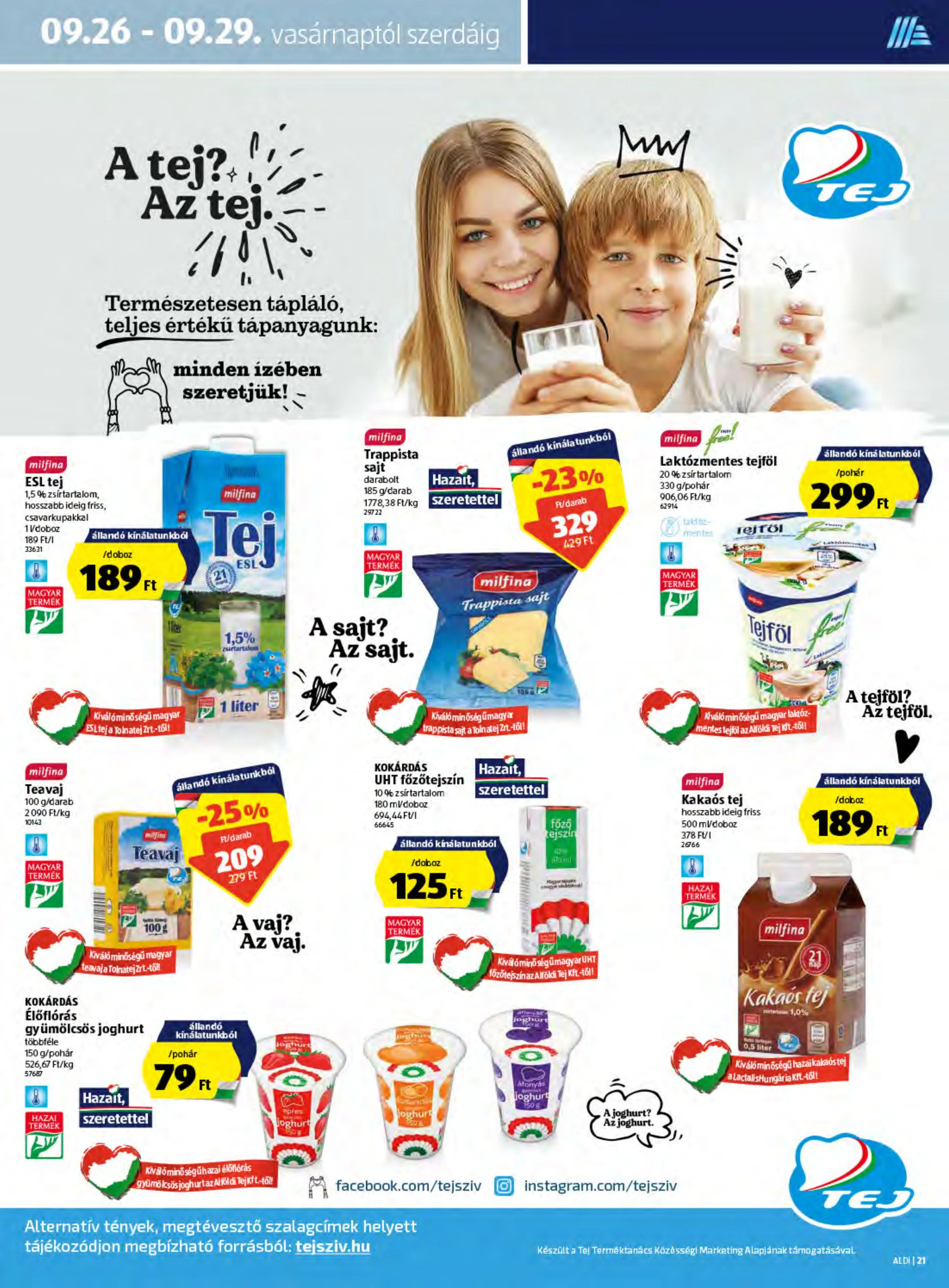 Aldi akciós újság 09.23–09.29 – 21. oldal