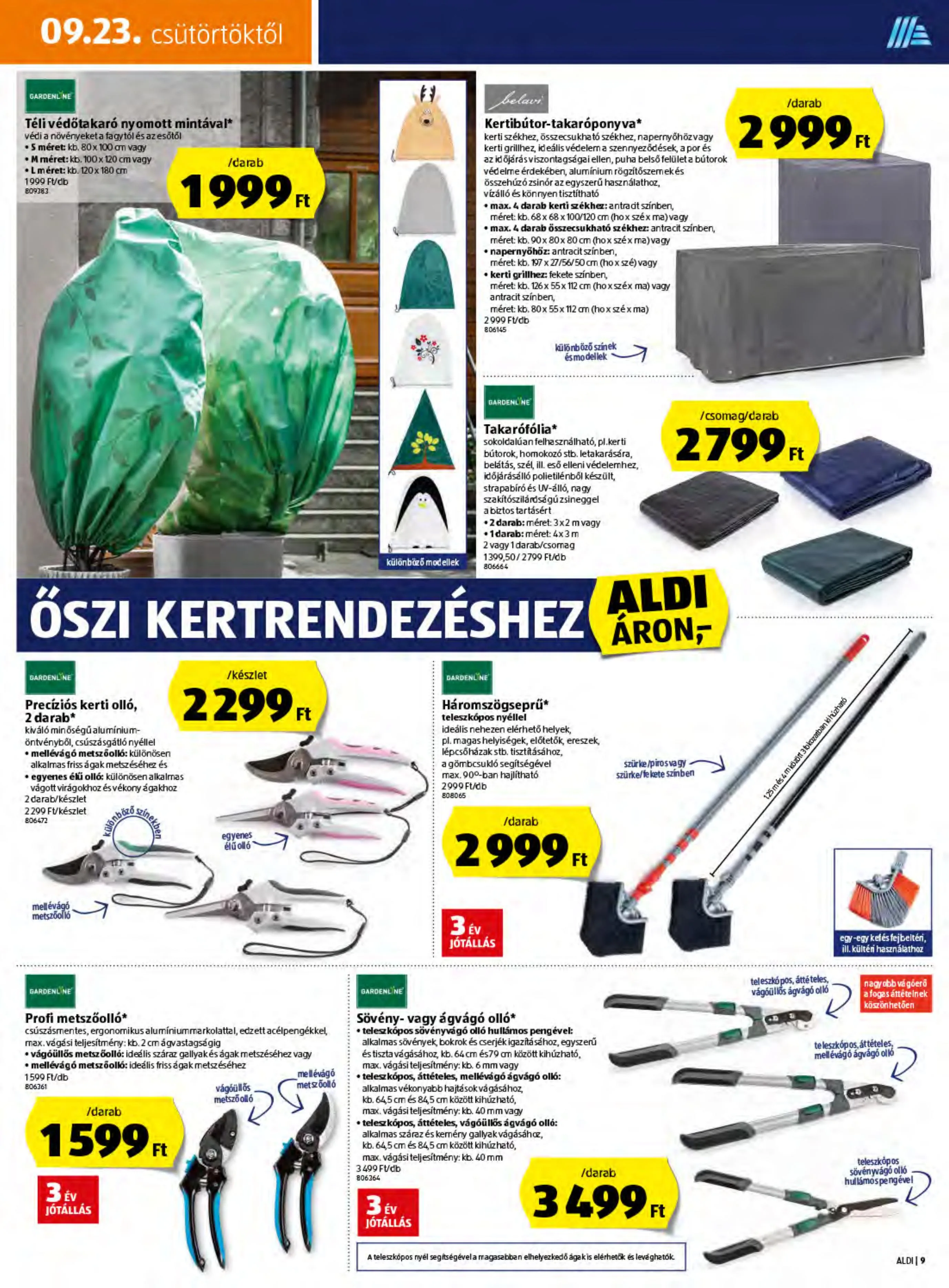 Aldi akciós újság 09.23–09.29 – 9. oldal