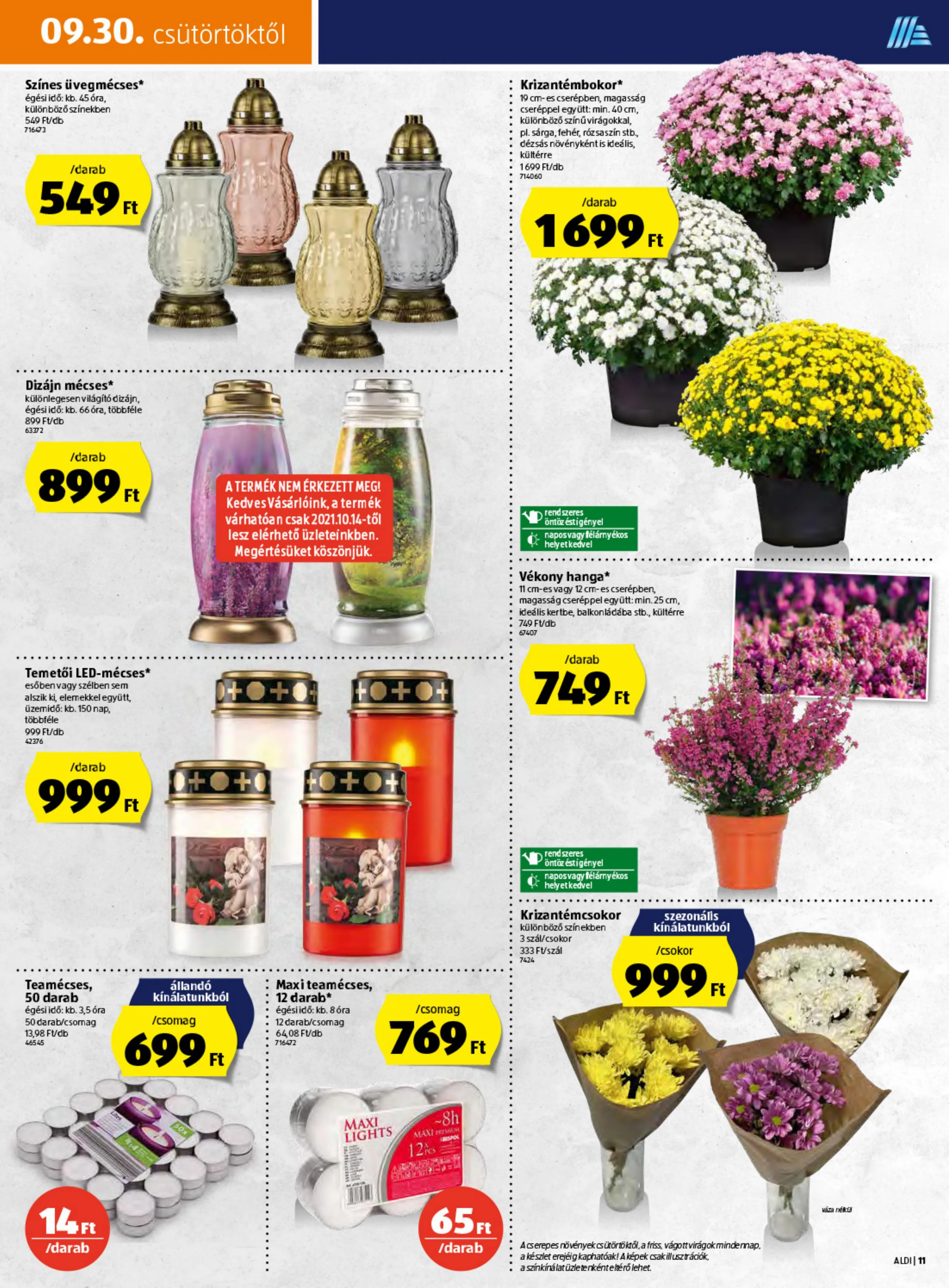 Aldi akciós újság 09.30–10.06 – 11. oldal