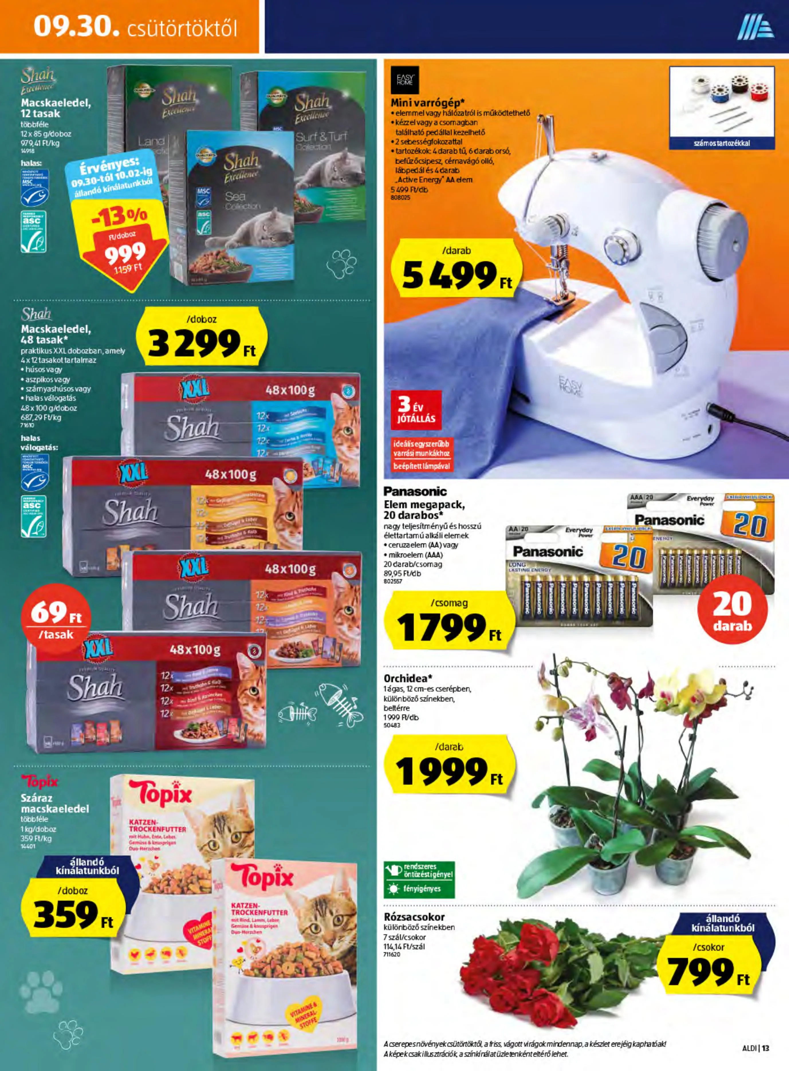 Aldi akciós újság 09.30–10.06 – 13. oldal