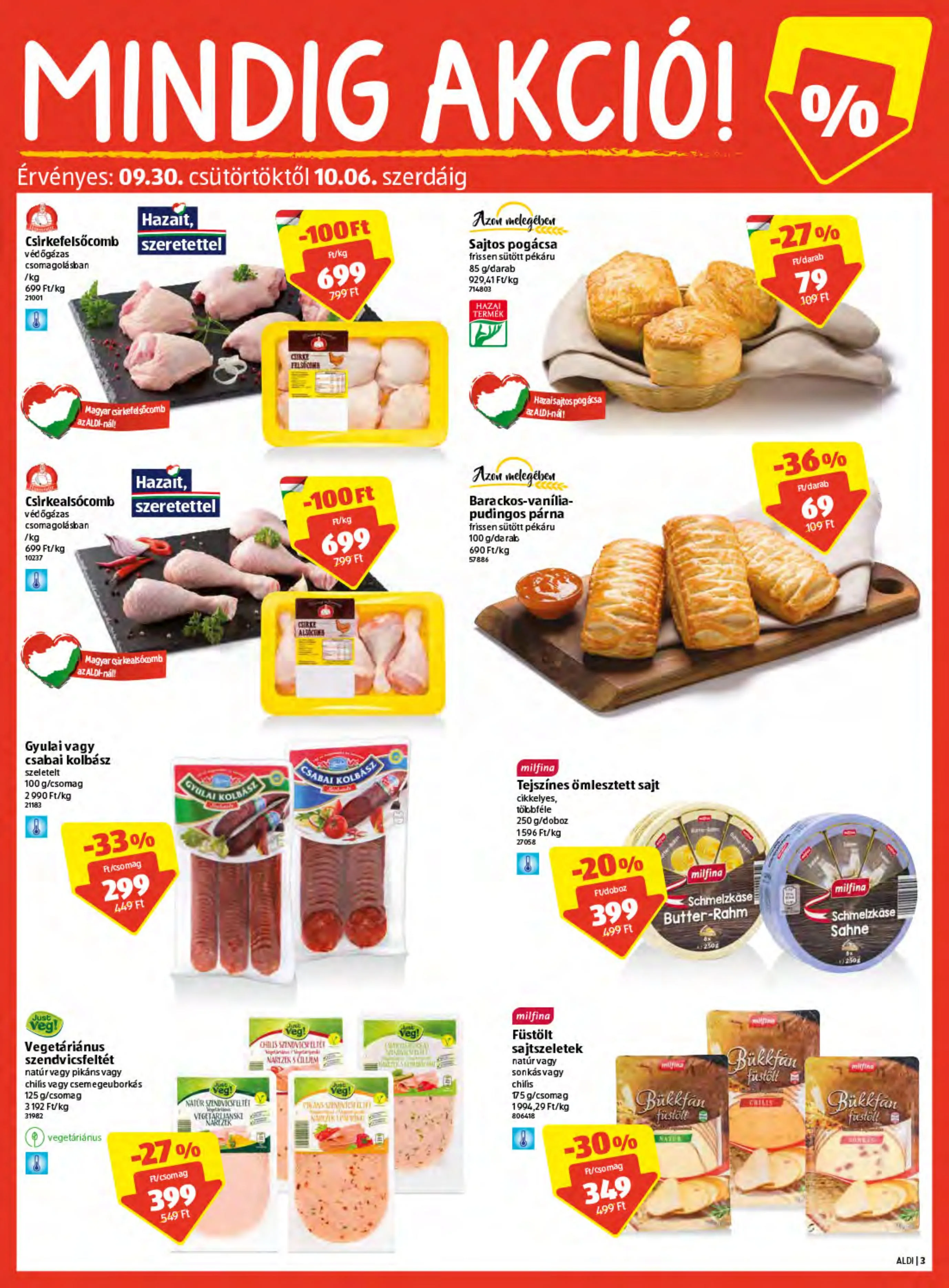 Aldi akciós újság 09.30–10.06 – 3. oldal