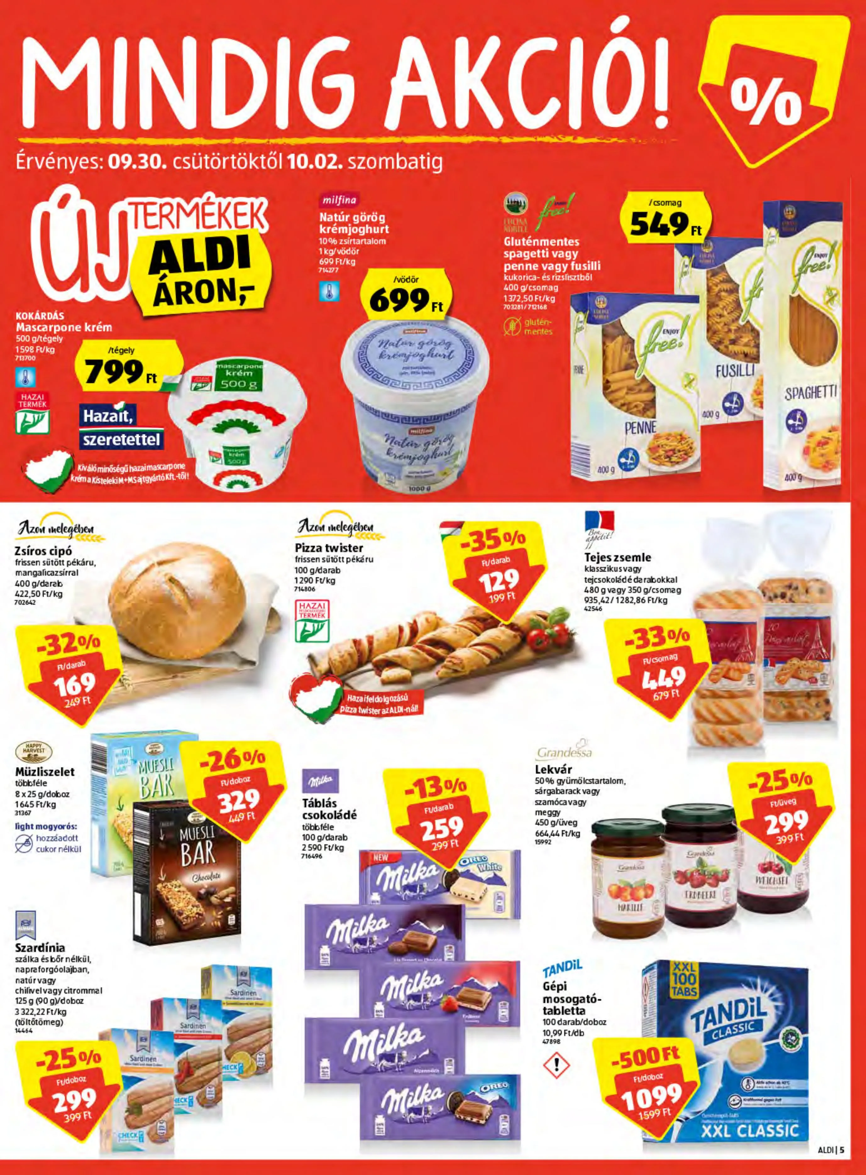 Aldi akciós újság 09.30–10.06 – 5. oldal