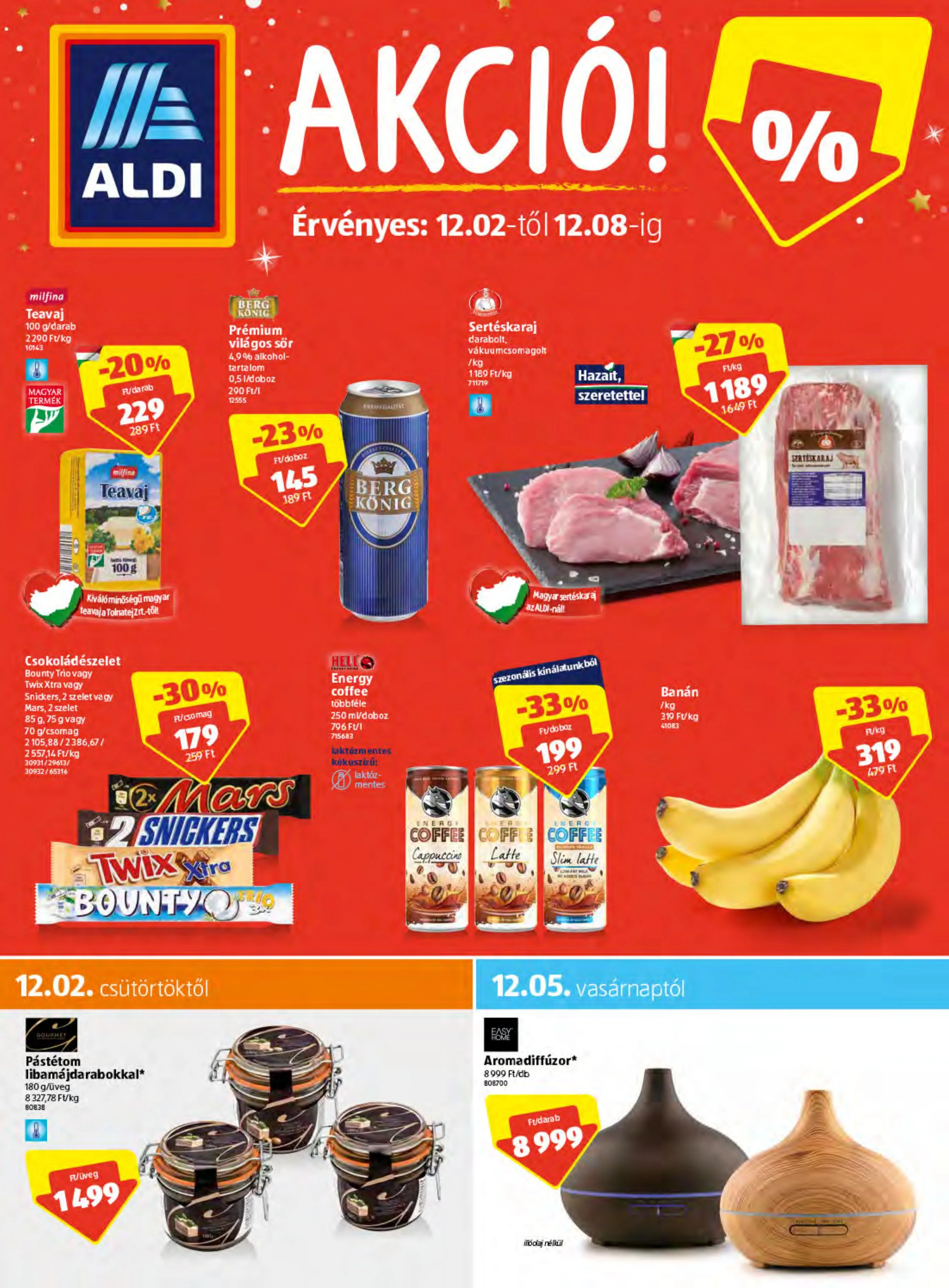 Aldi akciós újság 12.02–12.08