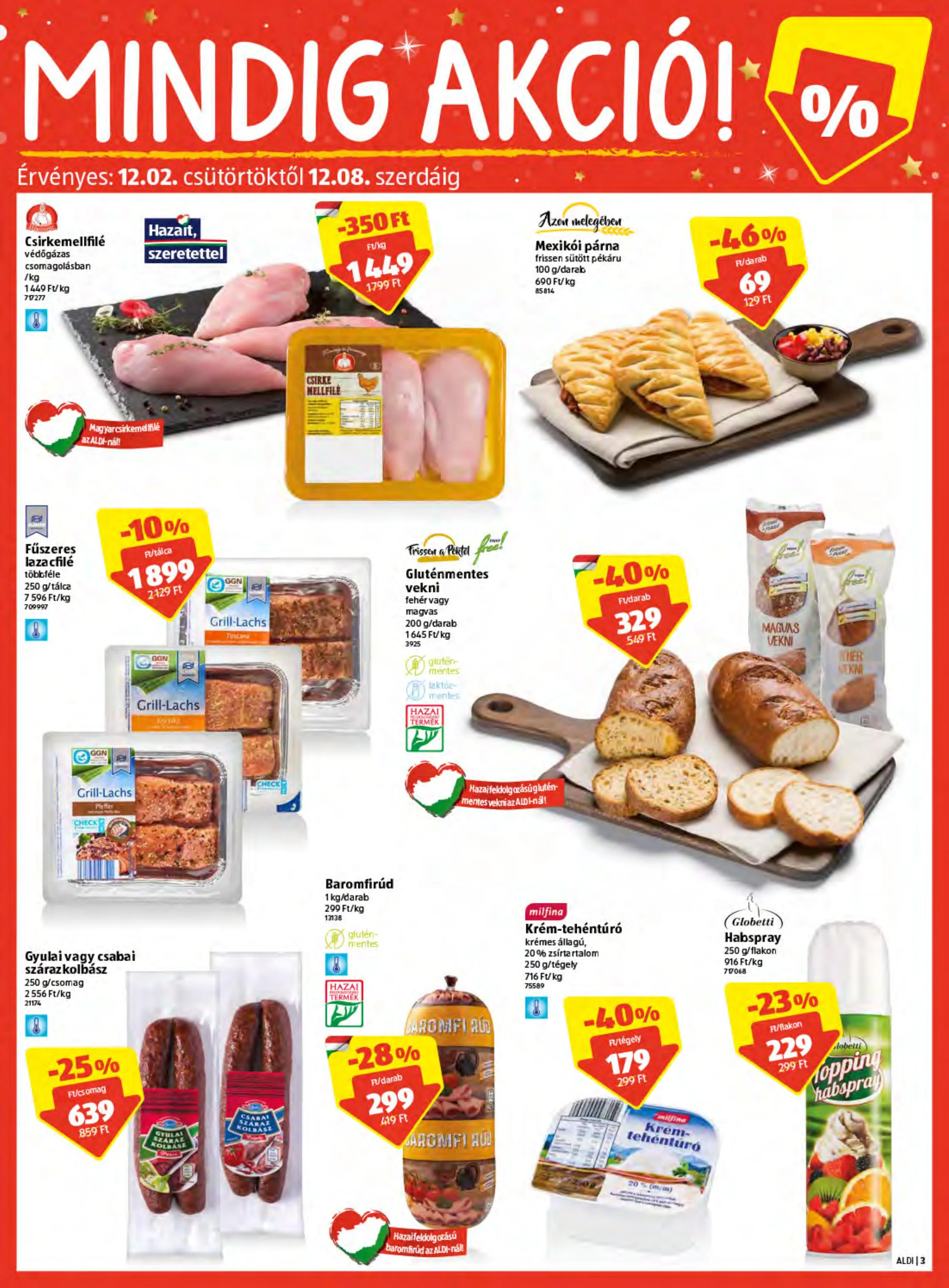 Aldi akciós újság 12.02–12.08 – 3. oldal