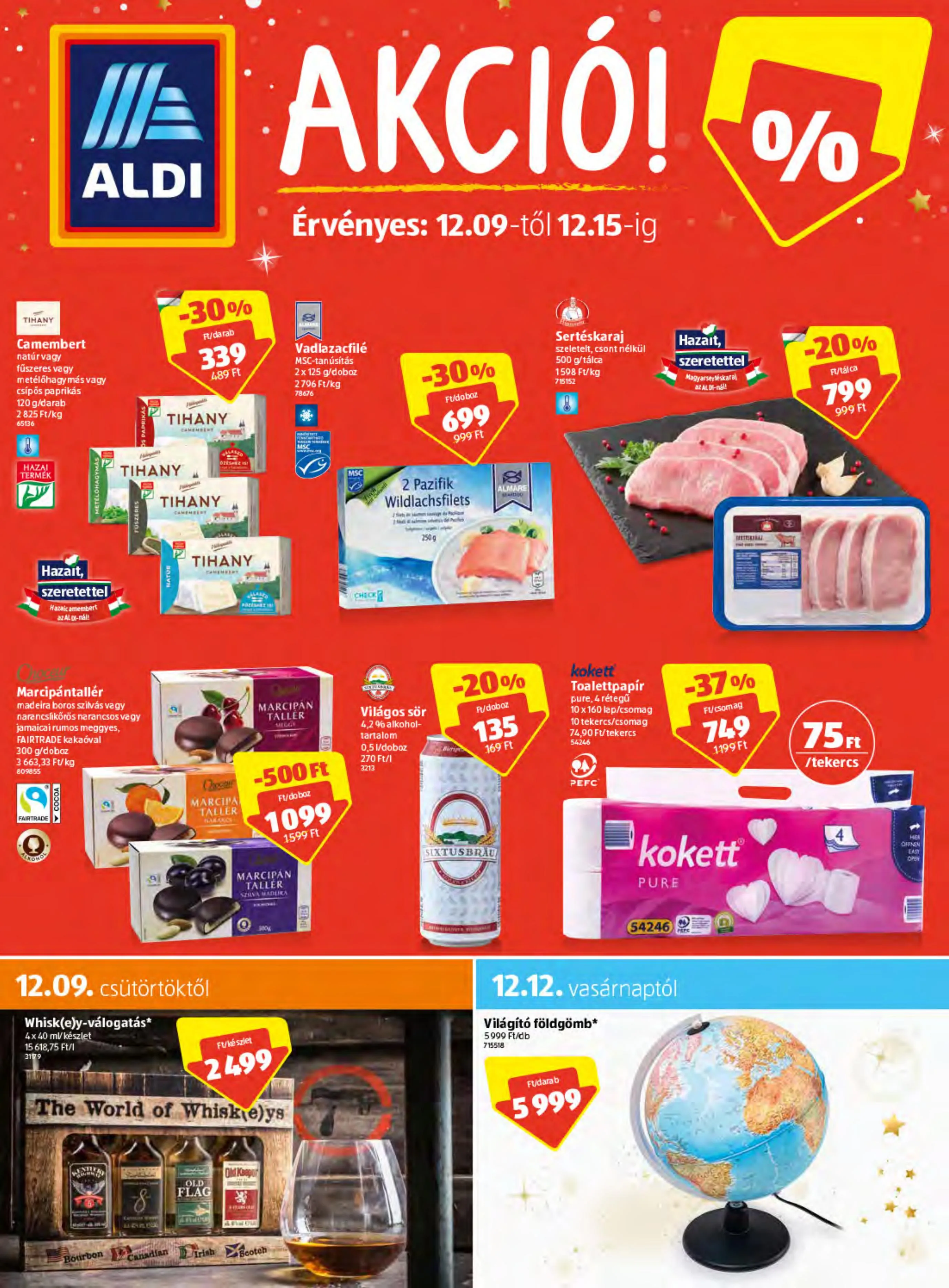 Aldi akciós újság 12.09–12.15