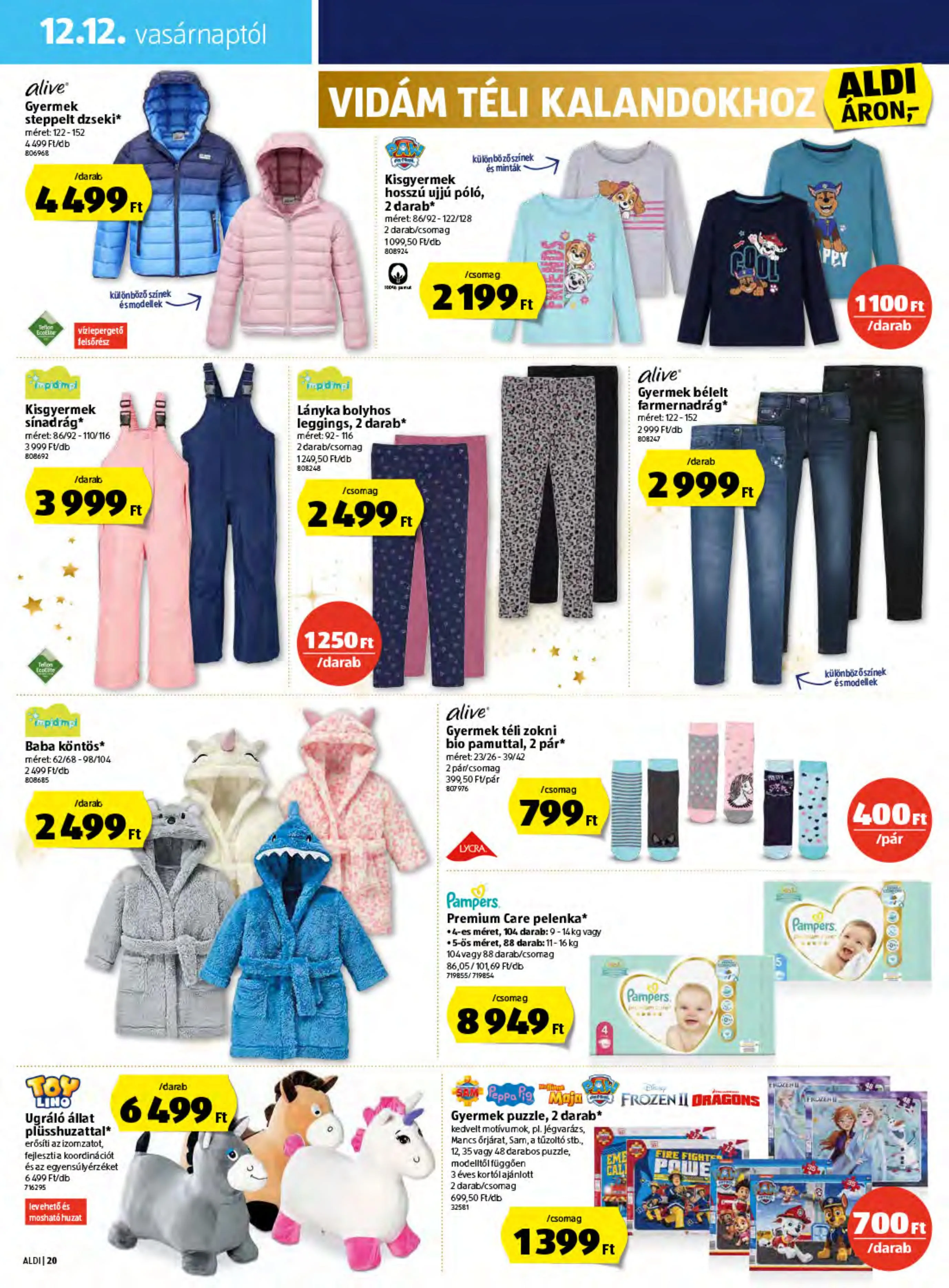 Aldi akciós újság 12.09–12.15 – 20. oldal