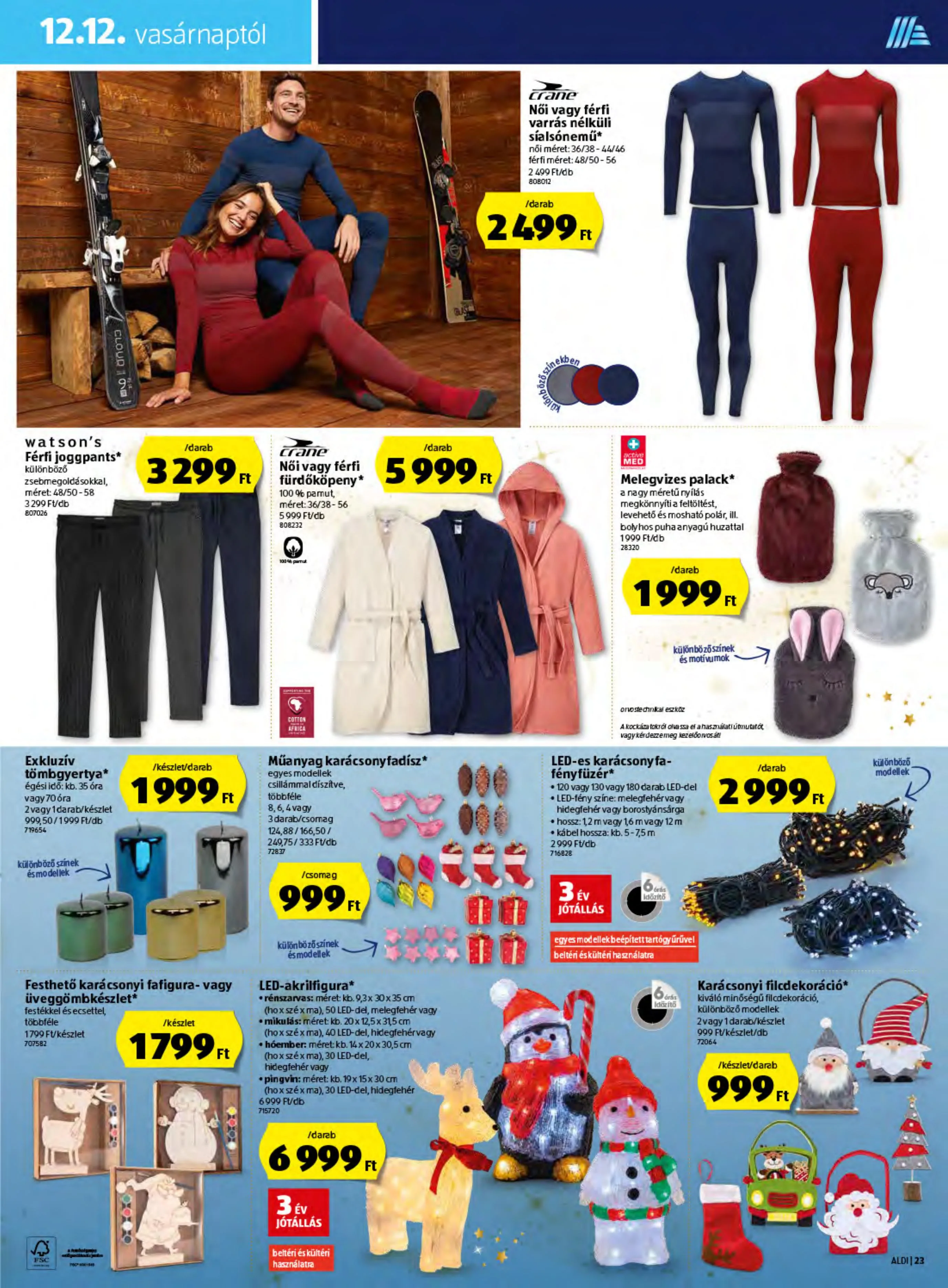 Aldi akciós újság 12.09–12.15 – 23. oldal