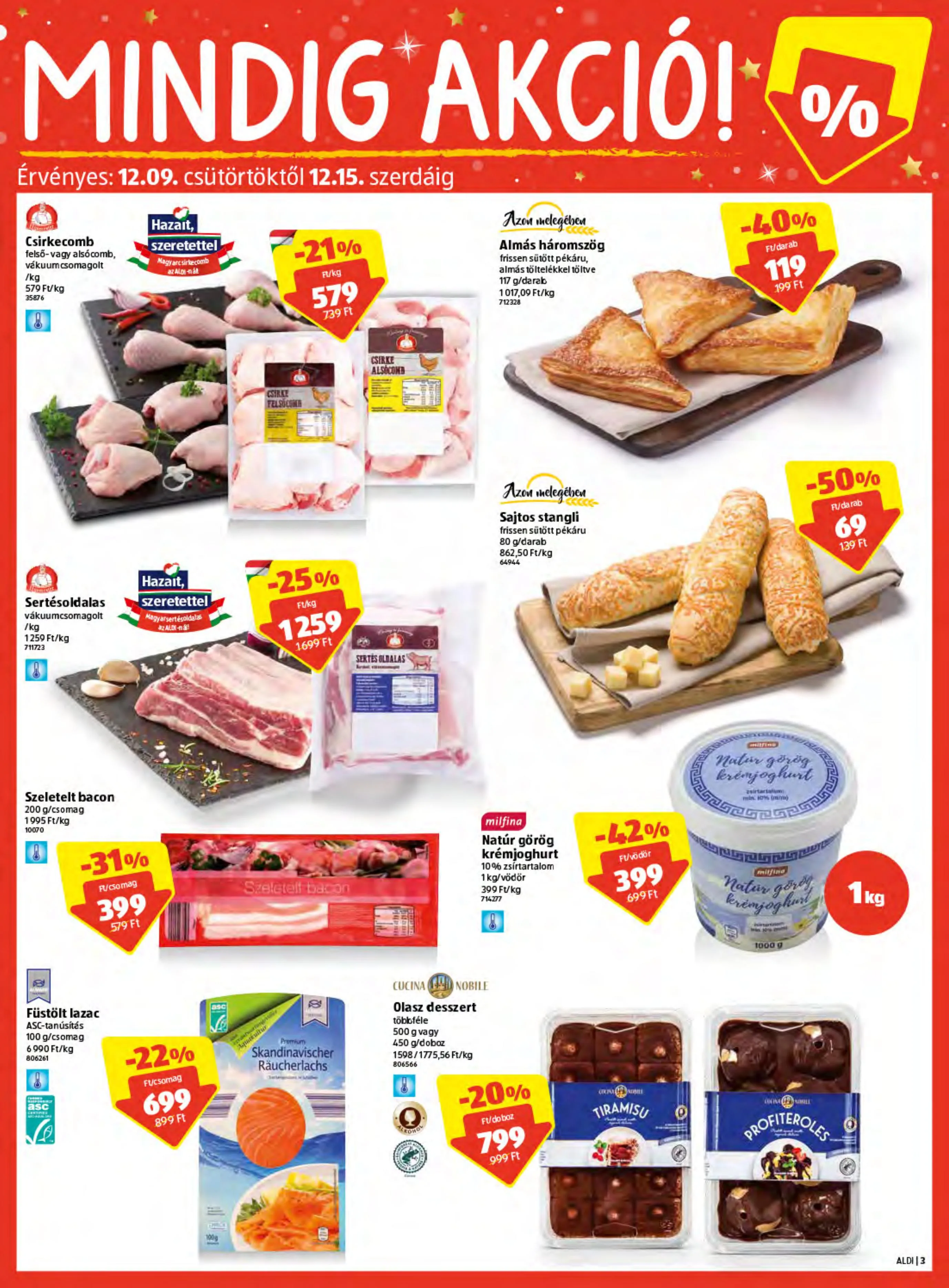 Aldi akciós újság 12.09–12.15 – 3. oldal
