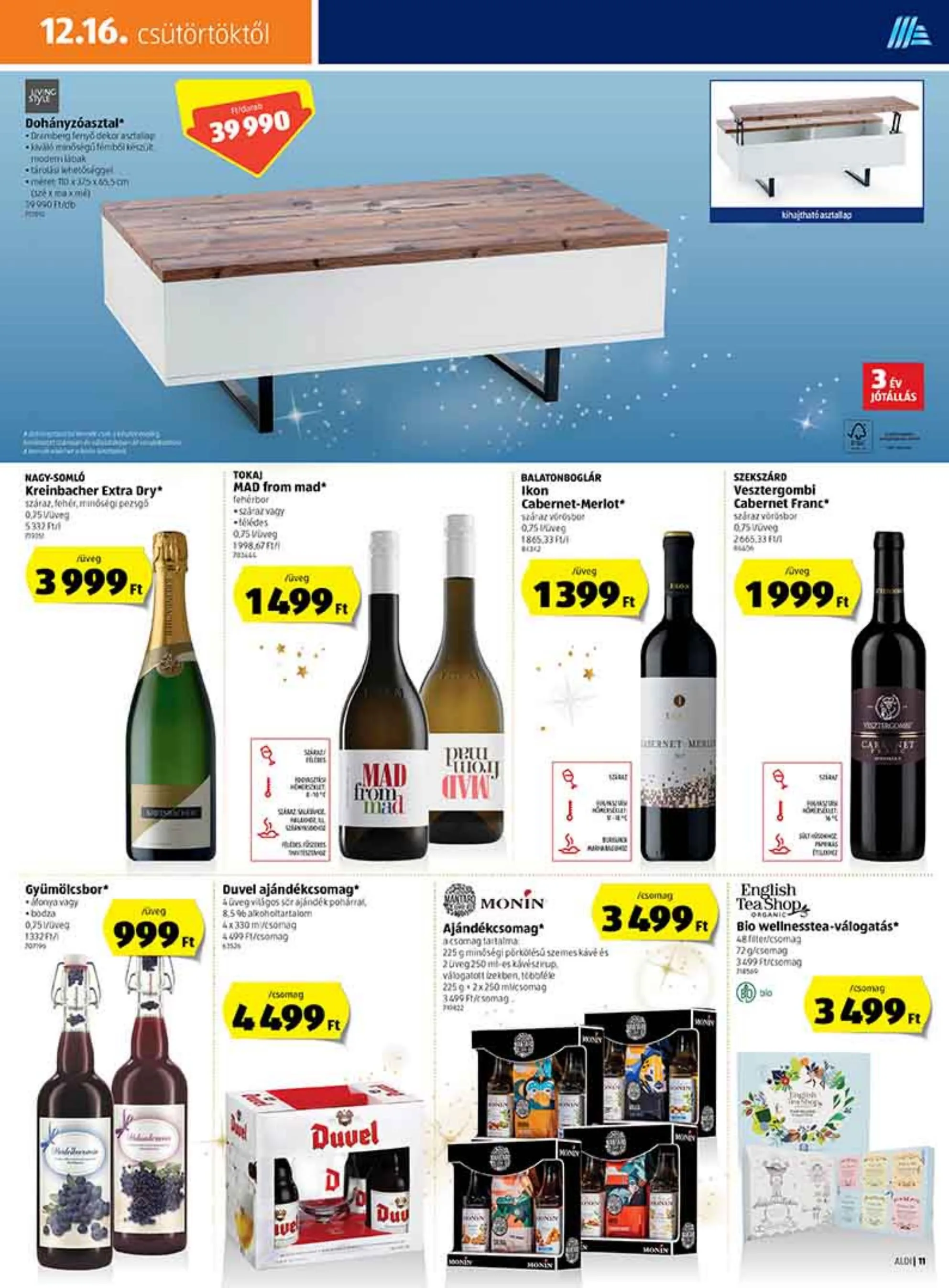 Aldi akciós újság 12.16–12.22 – 11. oldal