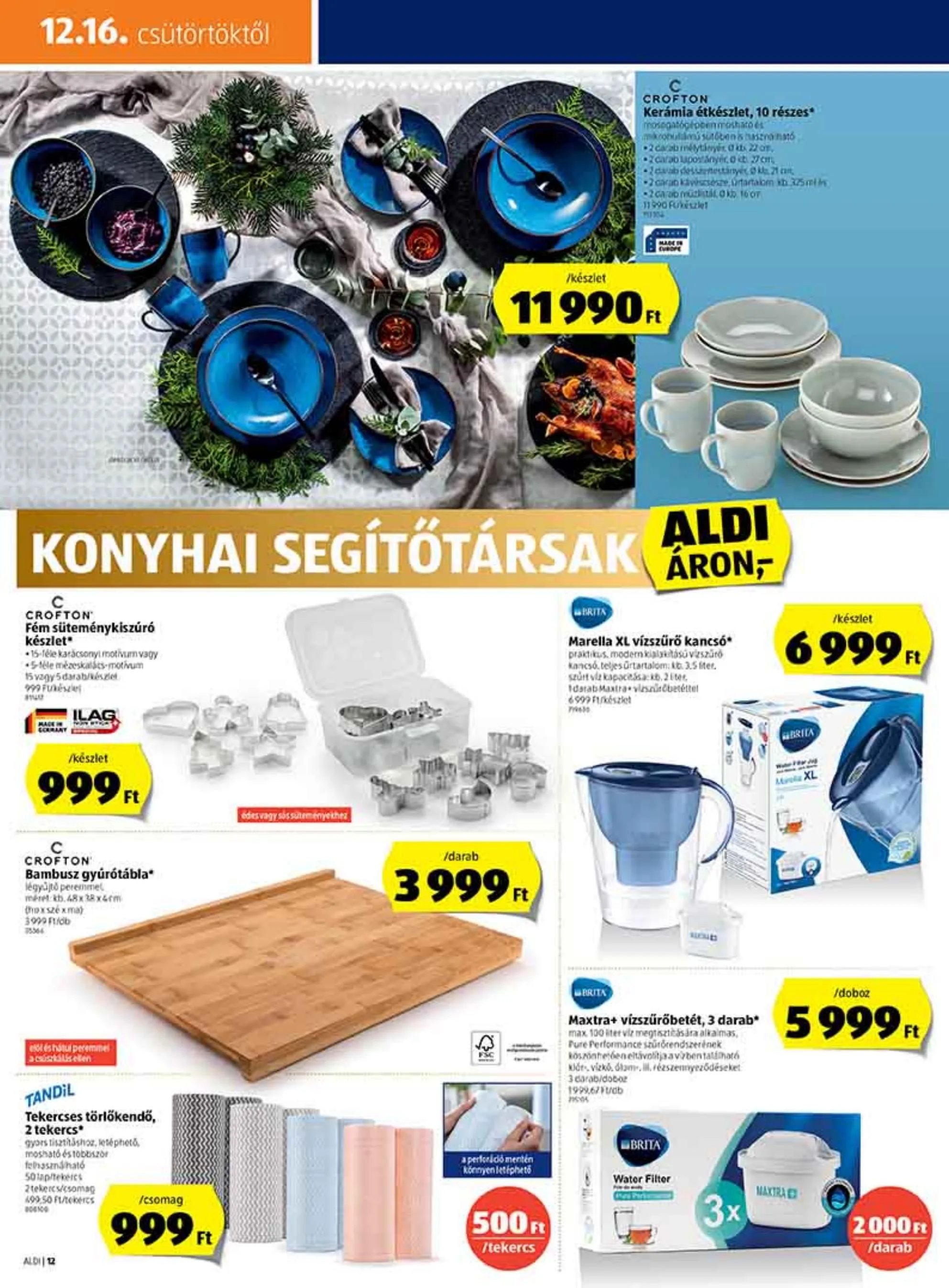 Aldi akciós újság 12.16–12.22 – 12. oldal