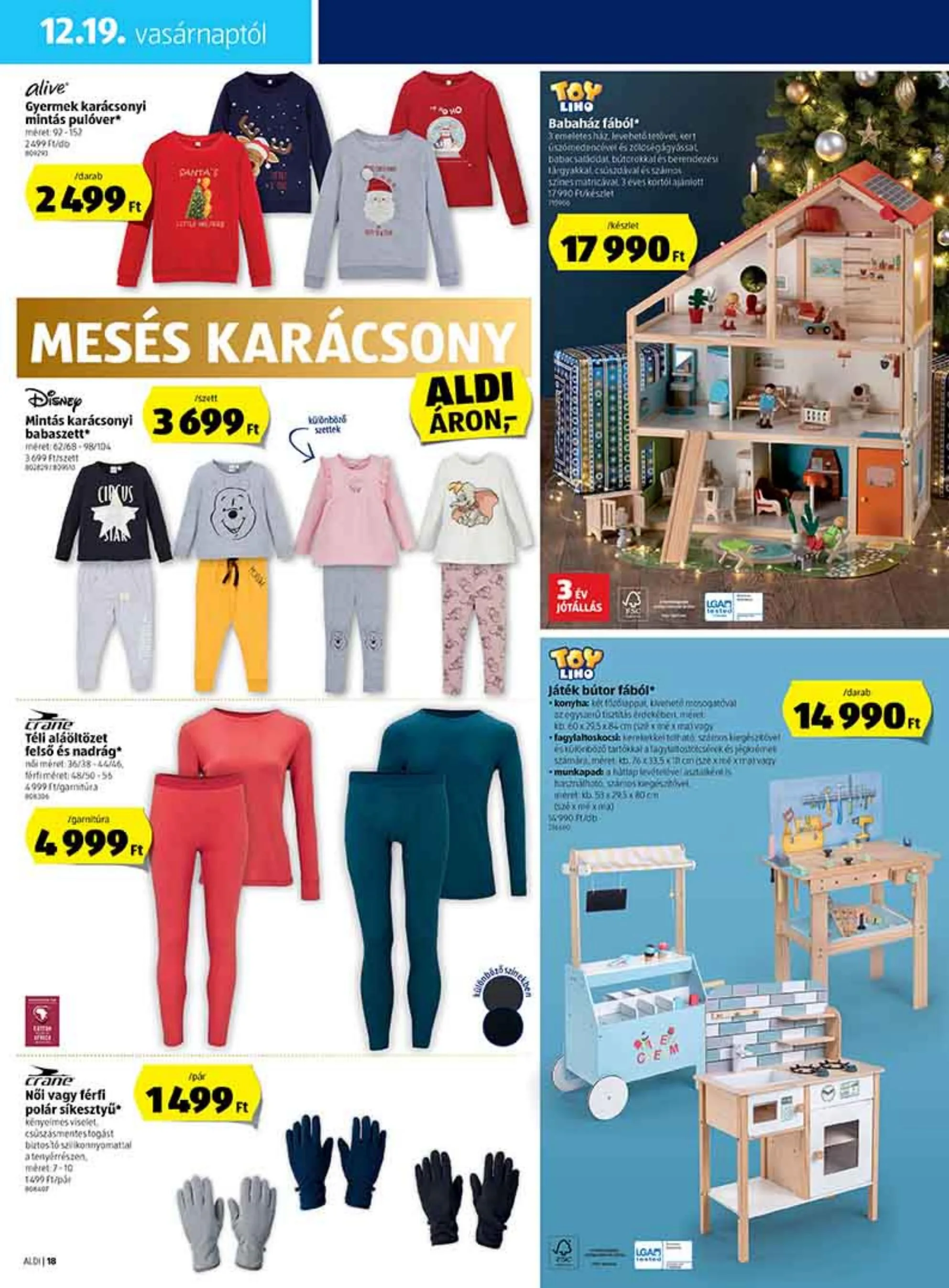 Aldi akciós újság 12.16–12.22 – 18. oldal