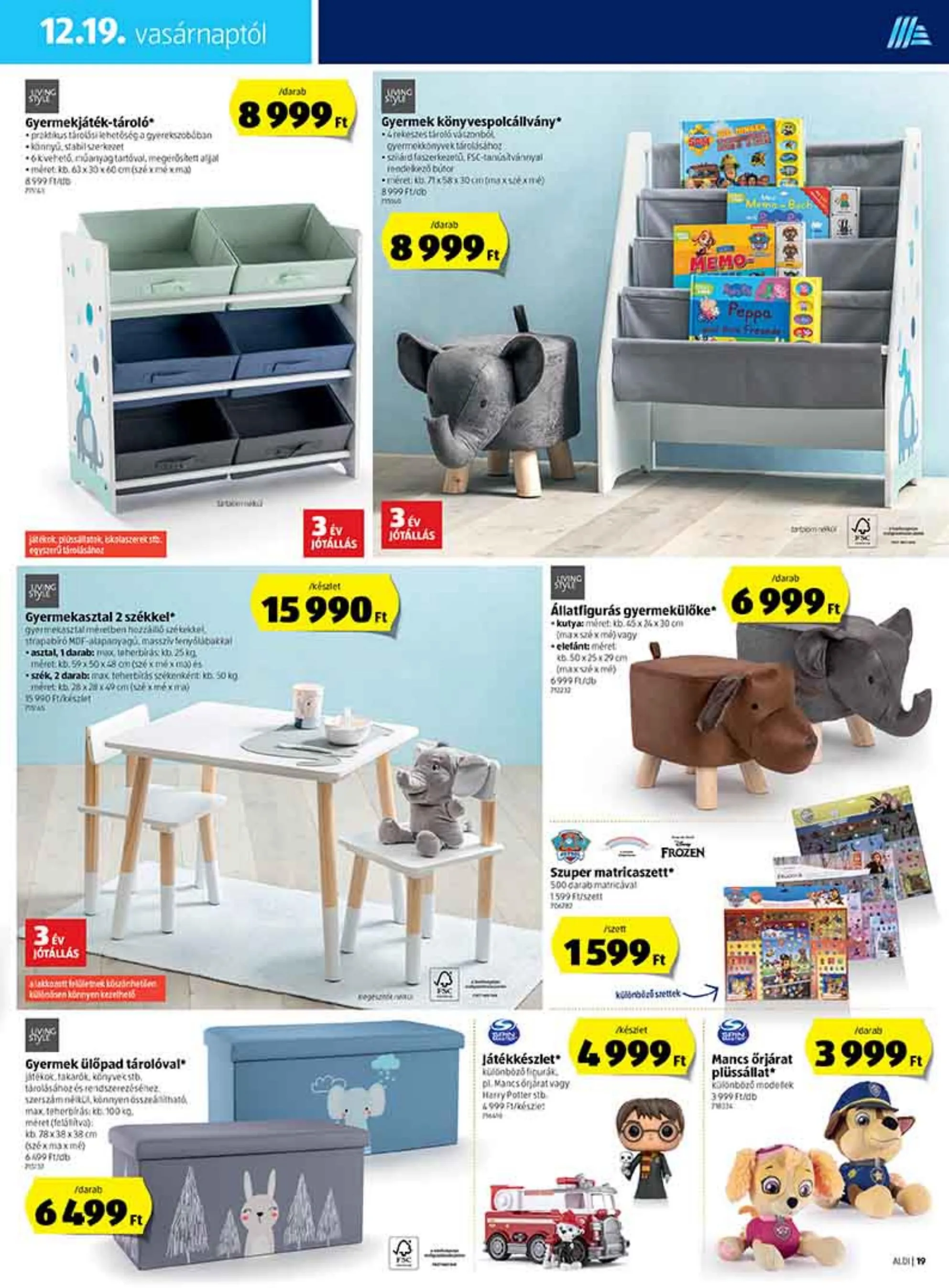 Aldi akciós újság 12.16–12.22 – 19. oldal