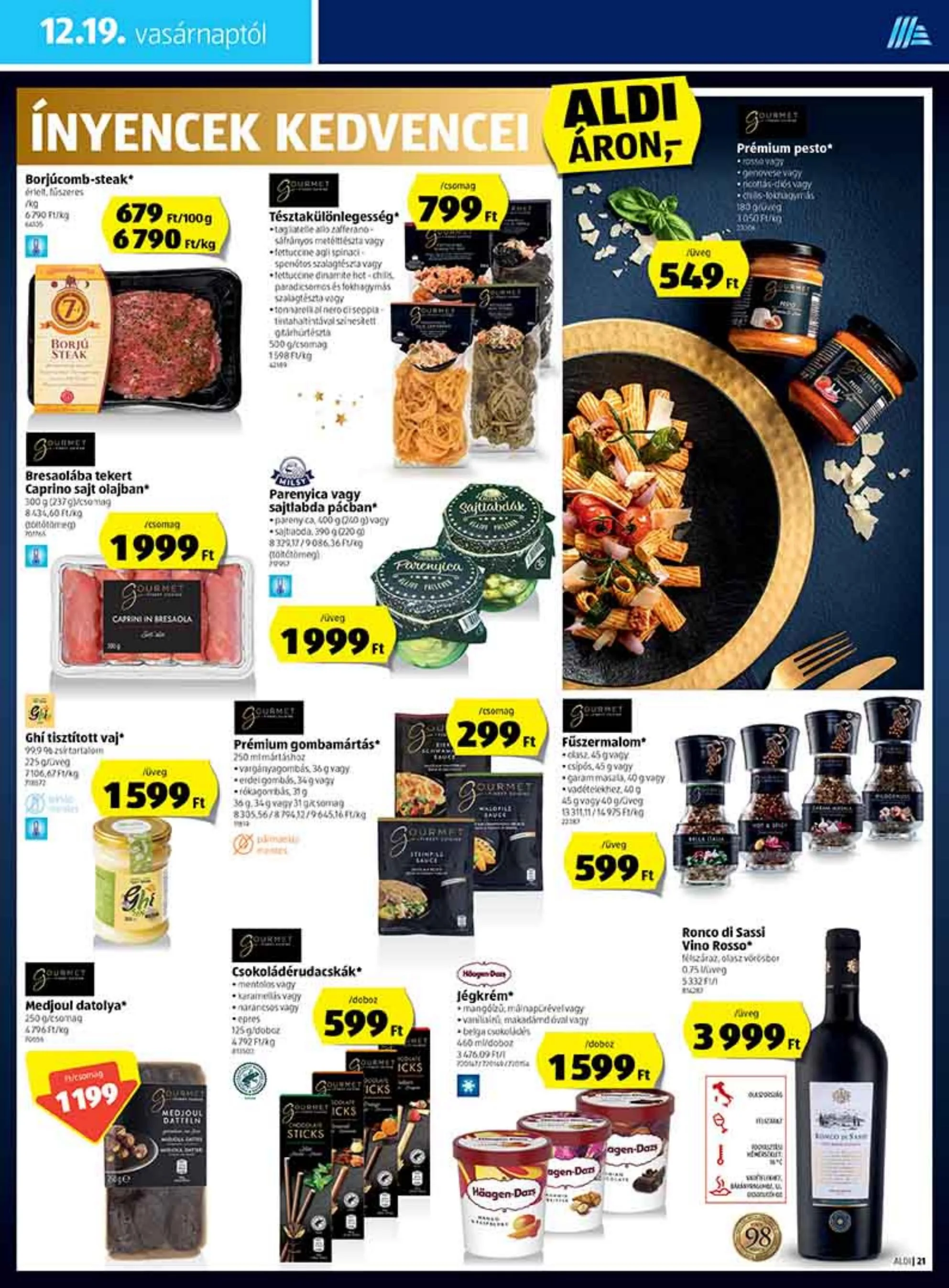 Aldi akciós újság 12.16–12.22 – 21. oldal