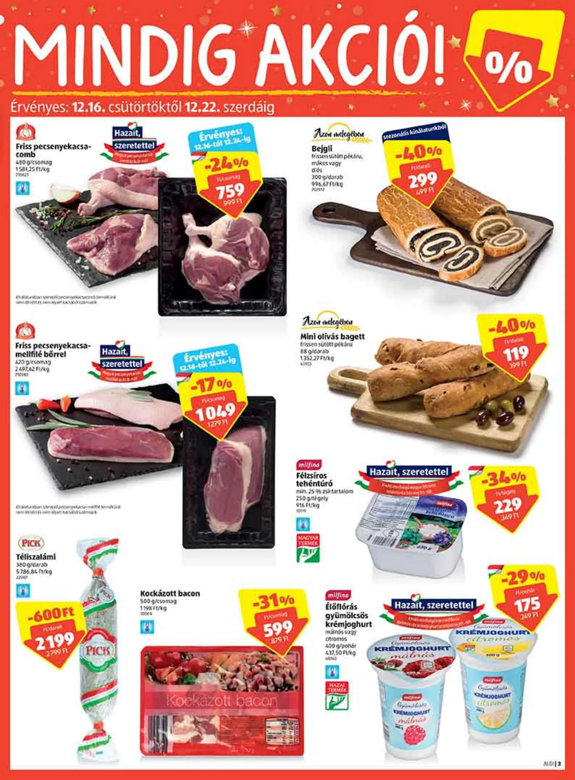 Aldi akciós újság 12.16–12.22 – 3. oldal