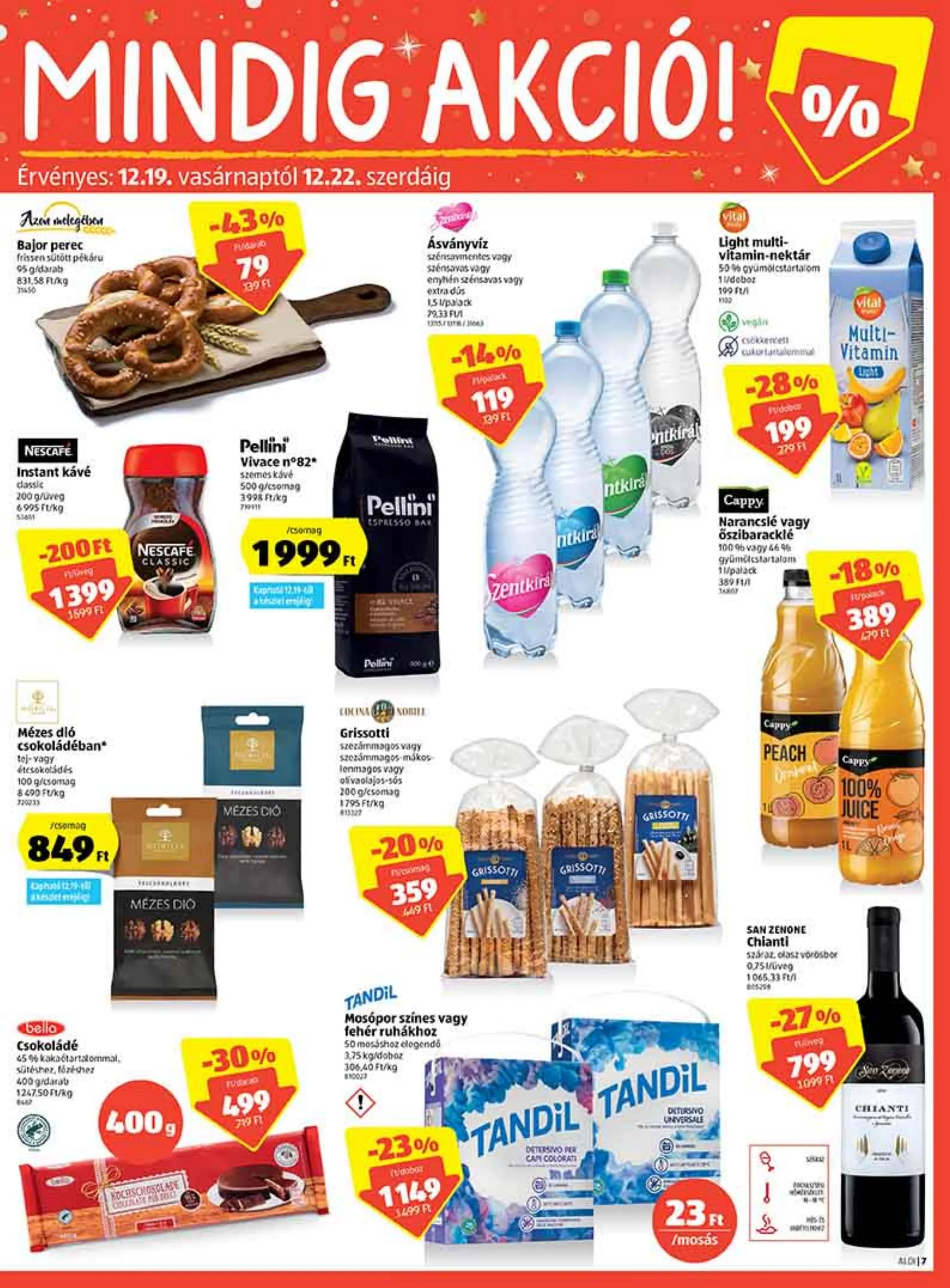 Aldi akciós újság 12.16–12.22 – 7. oldal