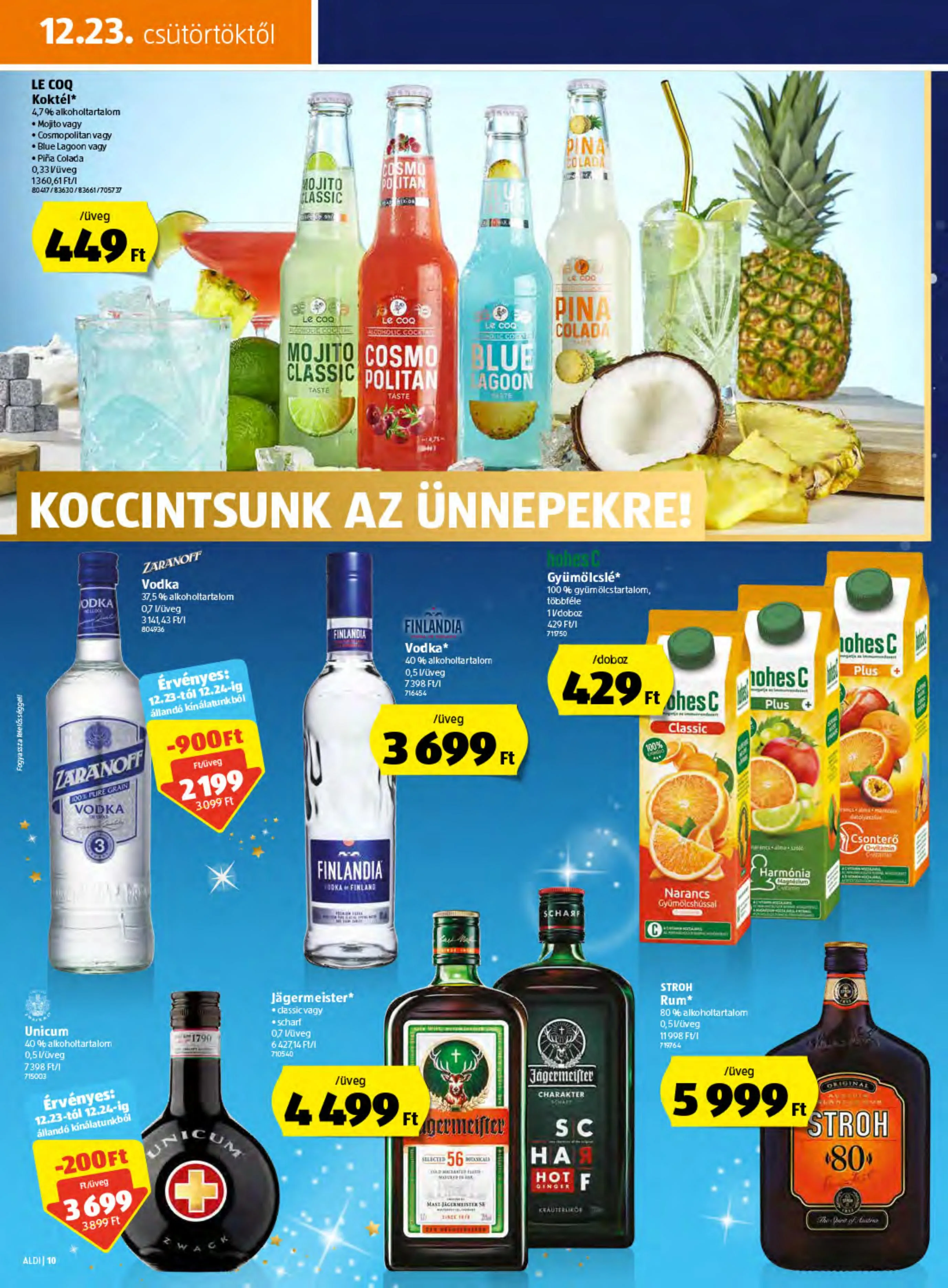 Aldi akciós újság 12.23–12.29 – 10. oldal