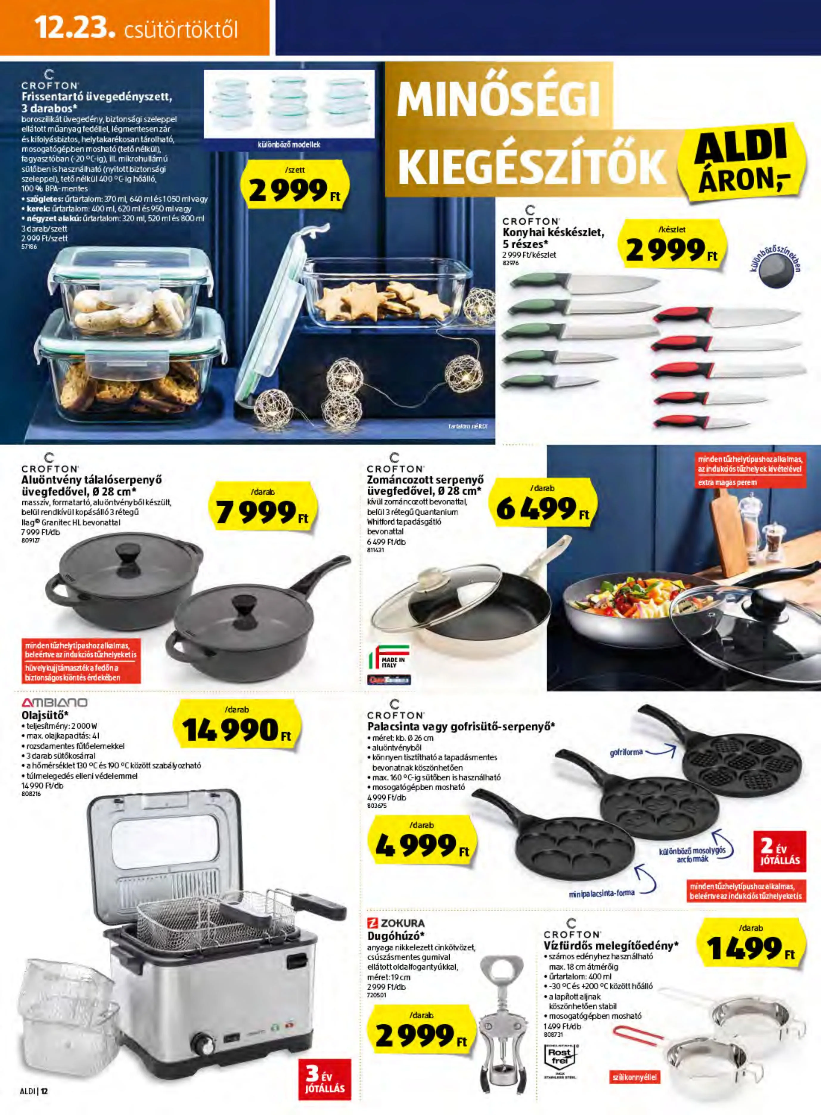 Aldi akciós újság 12.23–12.29 – 12. oldal