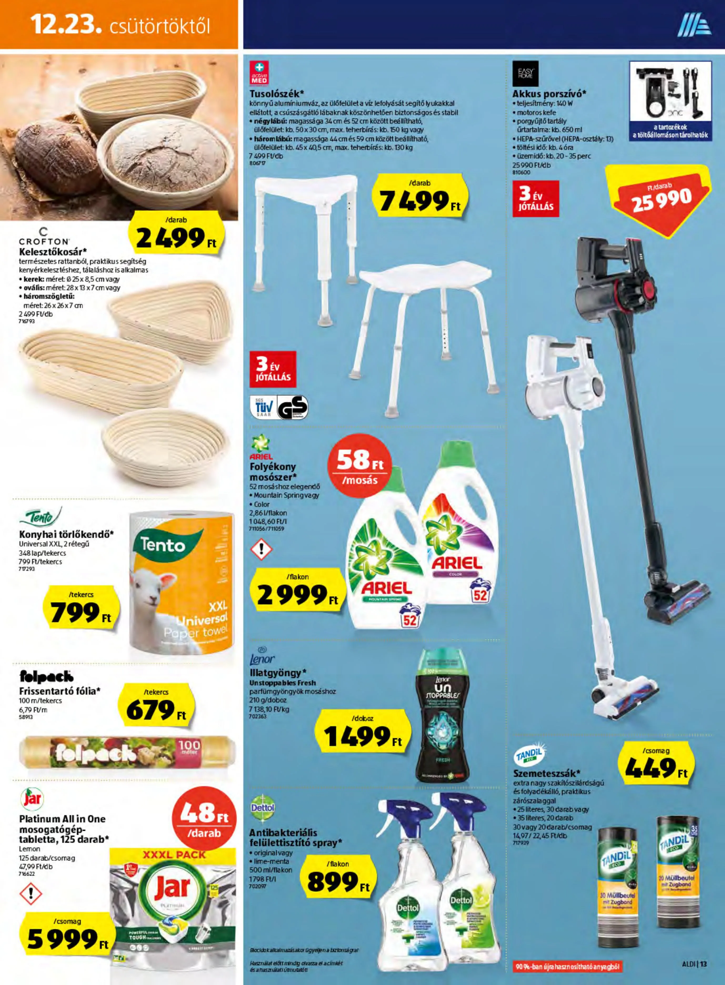 Aldi akciós újság 12.23–12.29 – 13. oldal