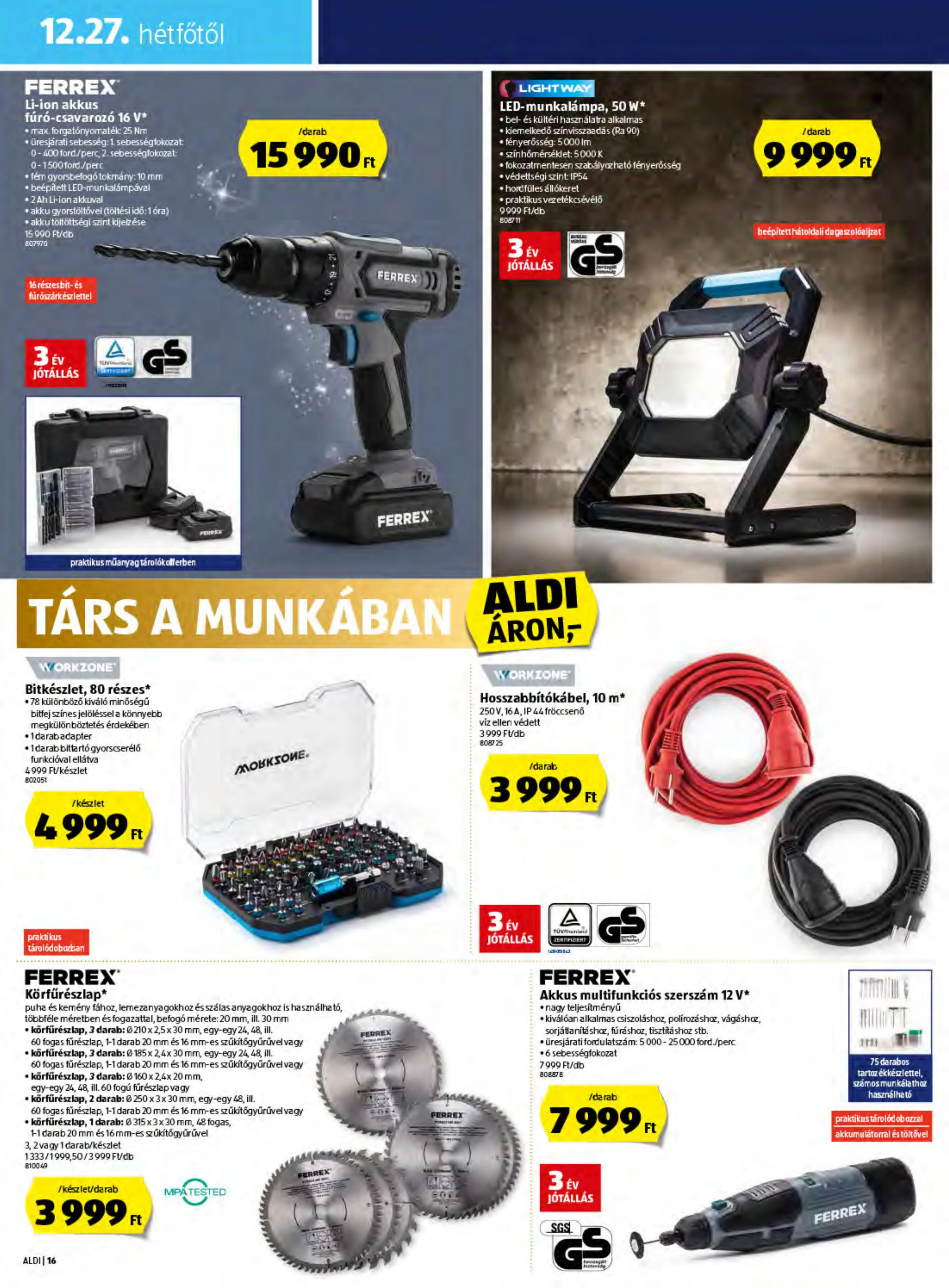 Aldi akciós újság 12.23–12.29 – 16. oldal