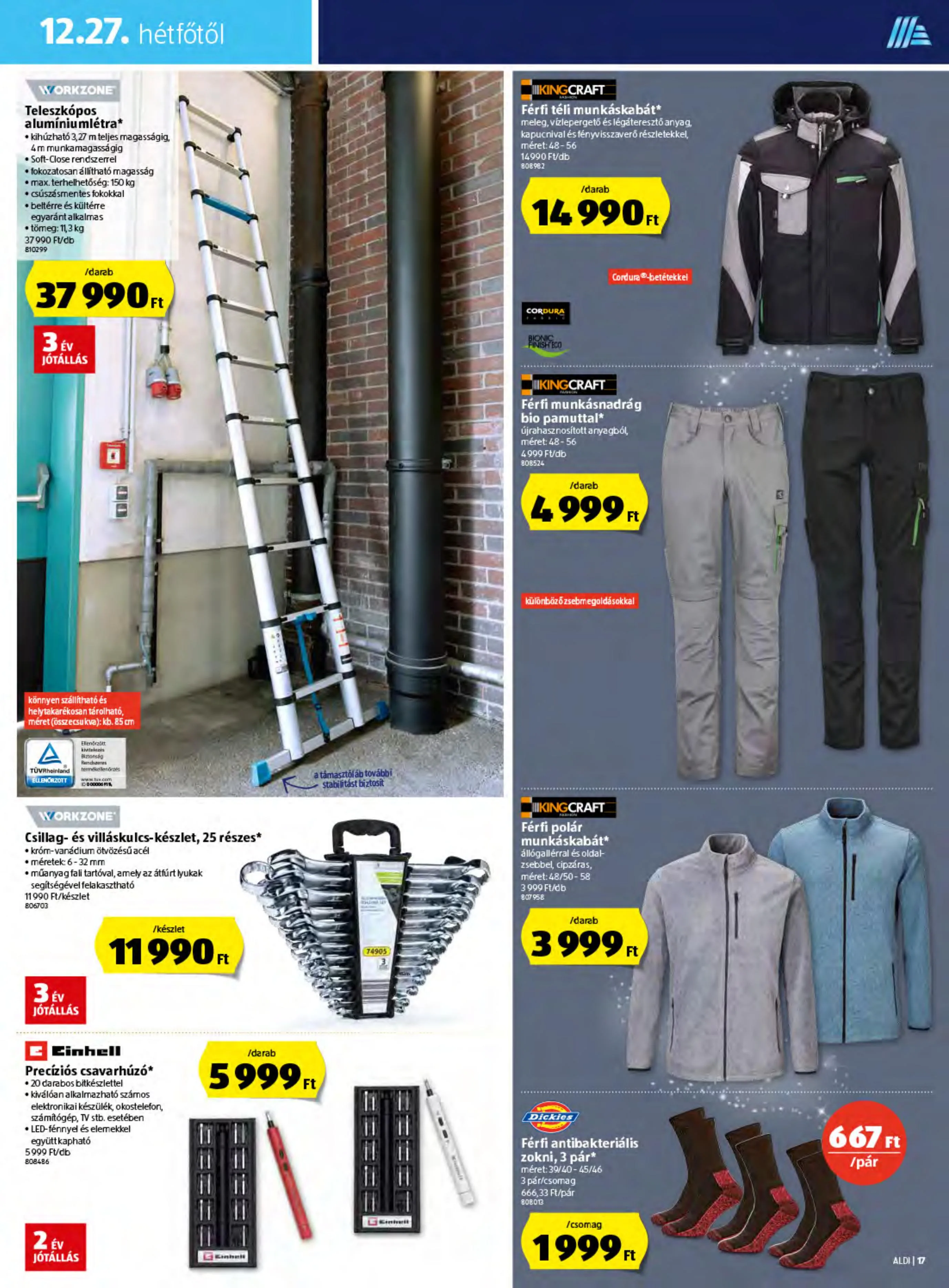 Aldi akciós újság 12.23–12.29 – 17. oldal